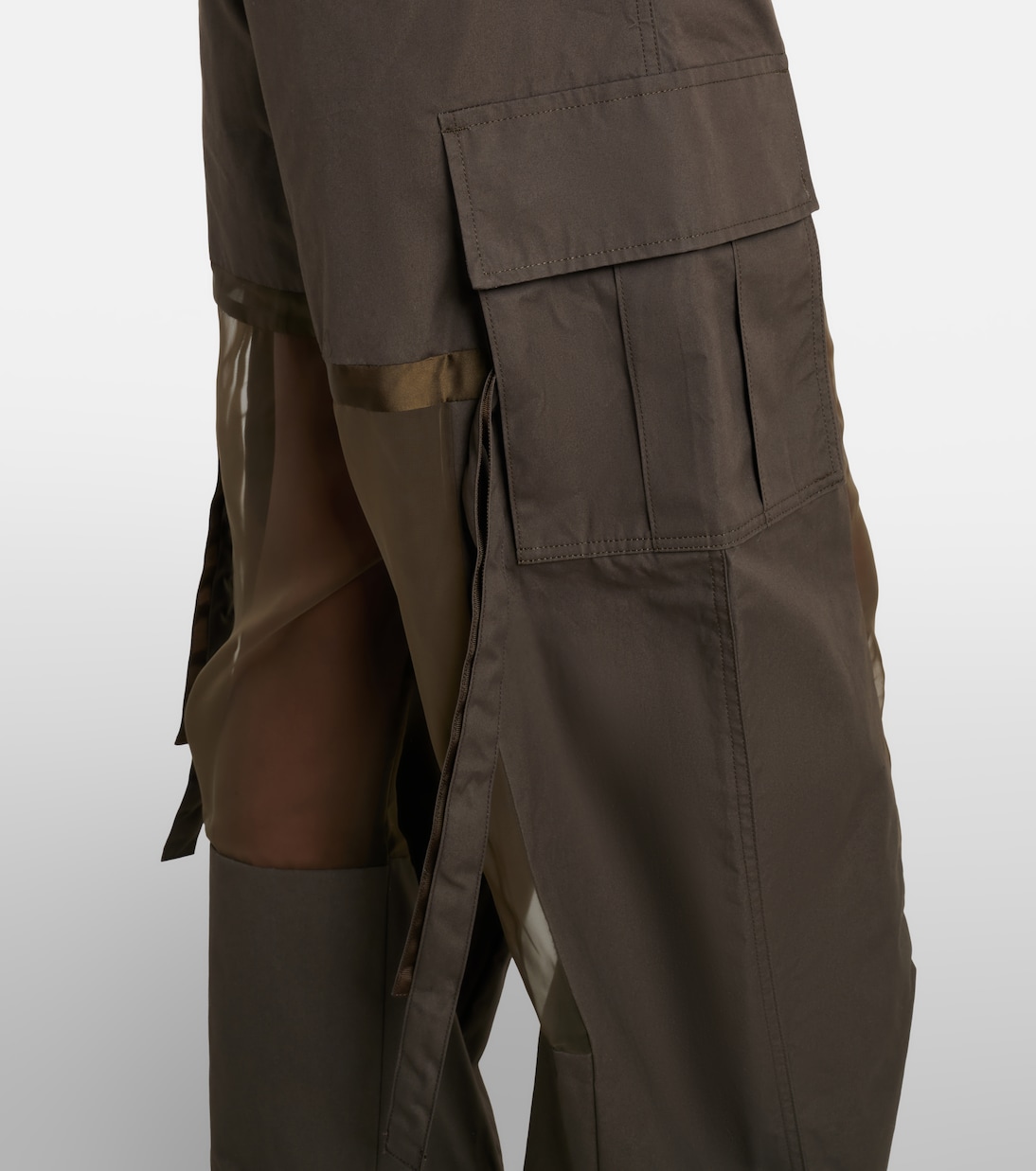 Paneled cotton cargo pants | Sacai