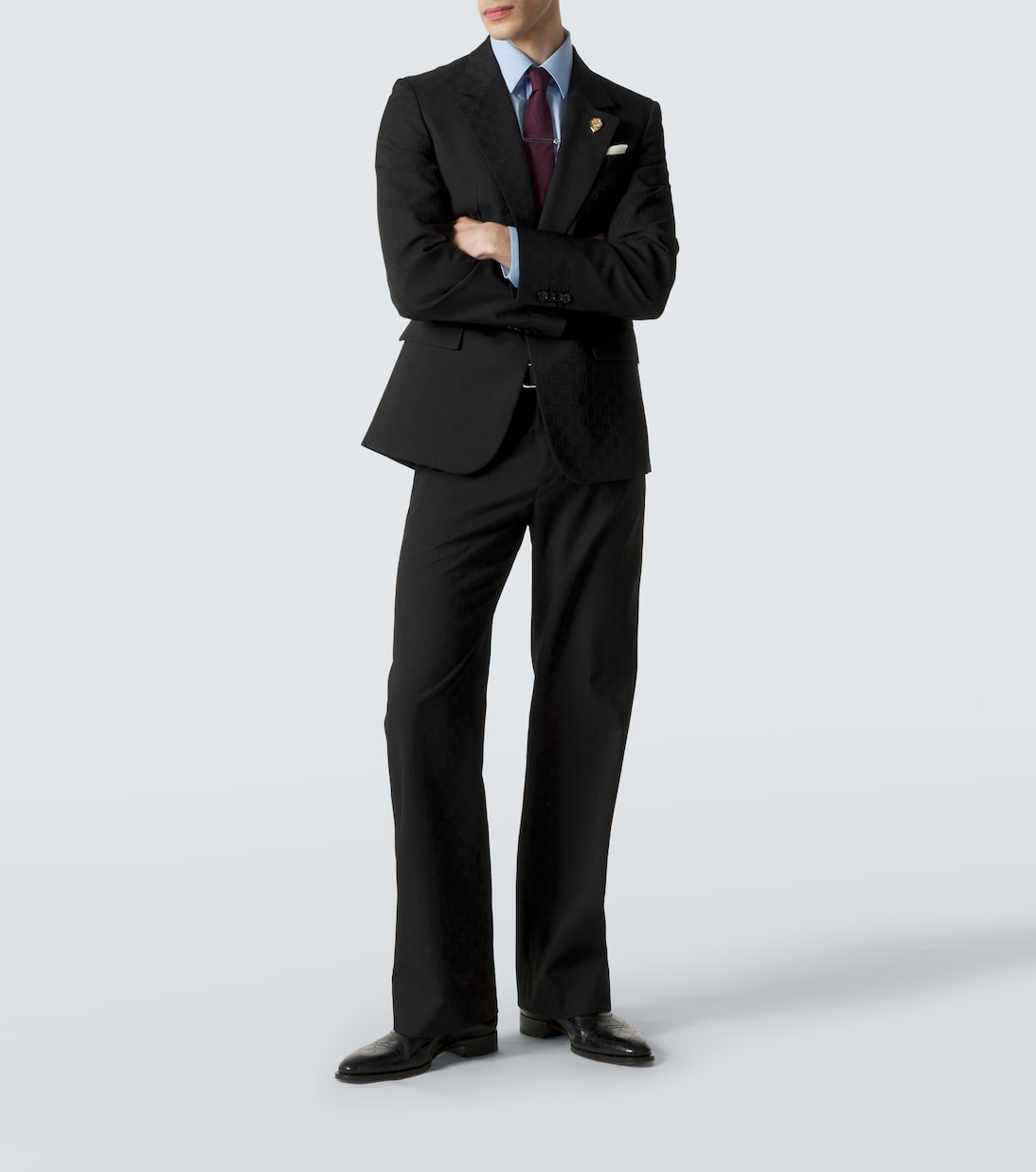 GG皮革德比鞋 | Gucci