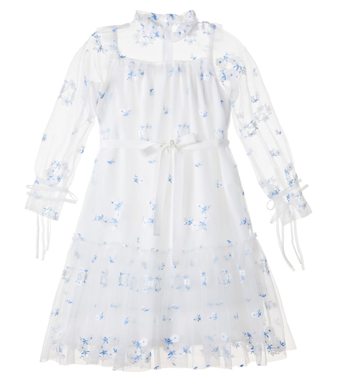 Floral embroidered tulle dress | Petite Amalie  