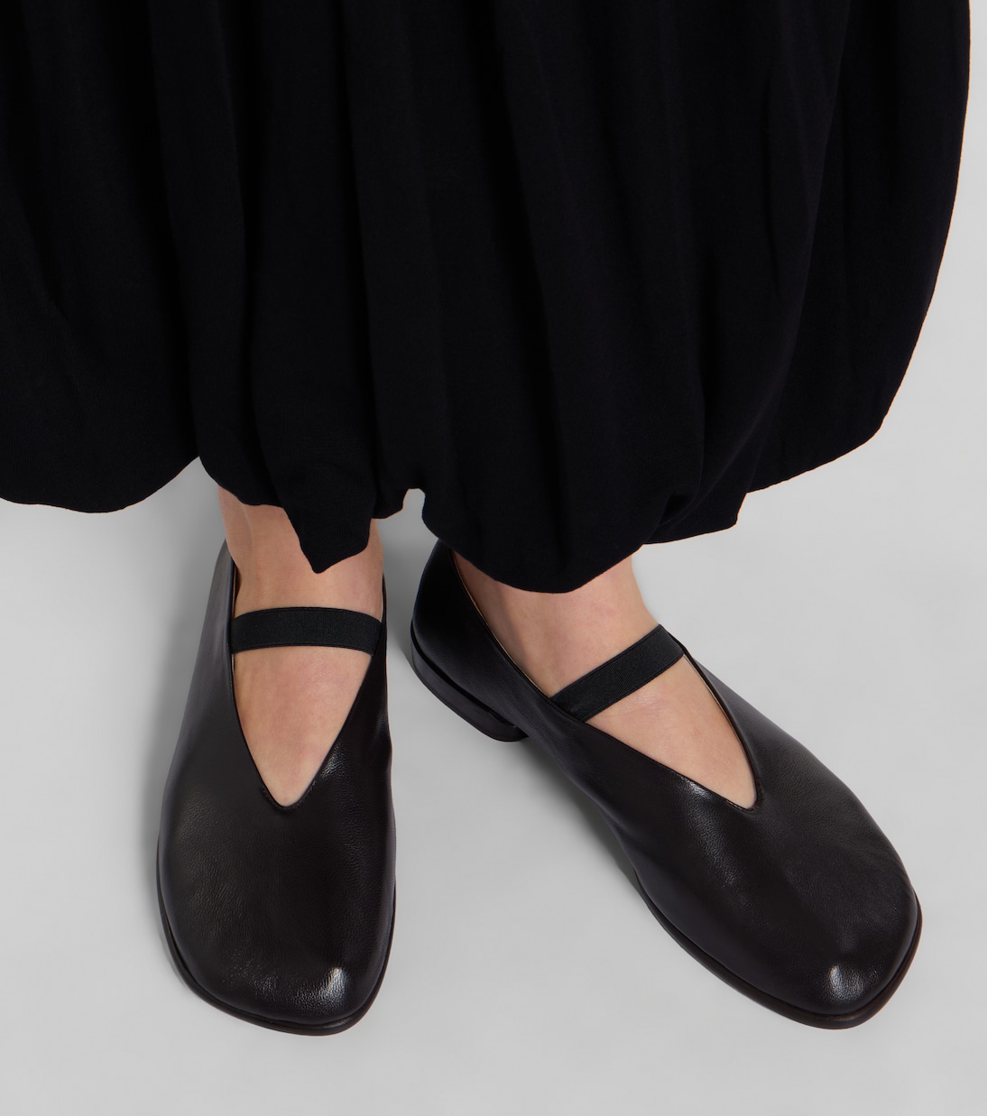 Glove leather ballet flats | Lemaire