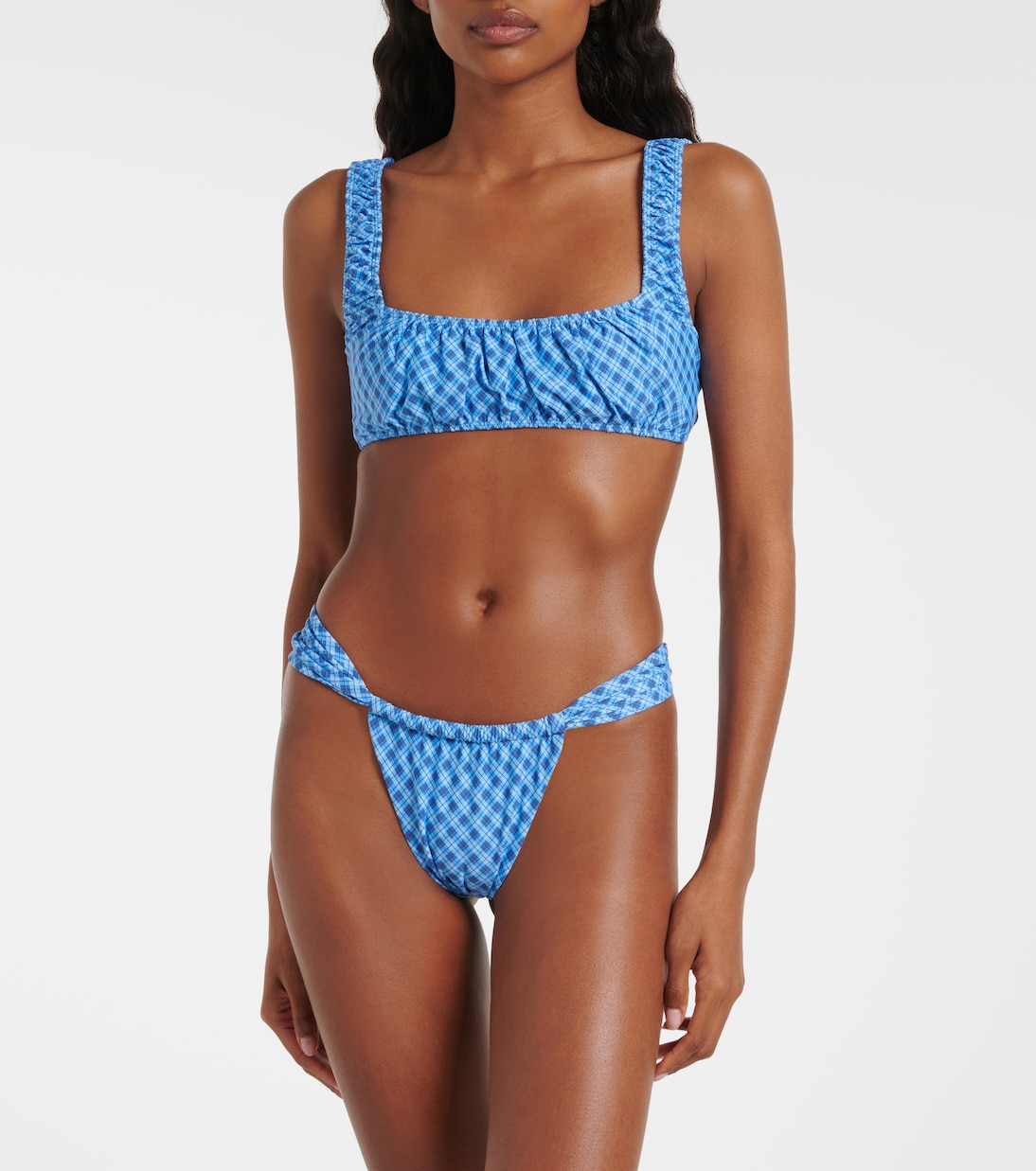 Top de bikini Zoe a cuadros | Montce