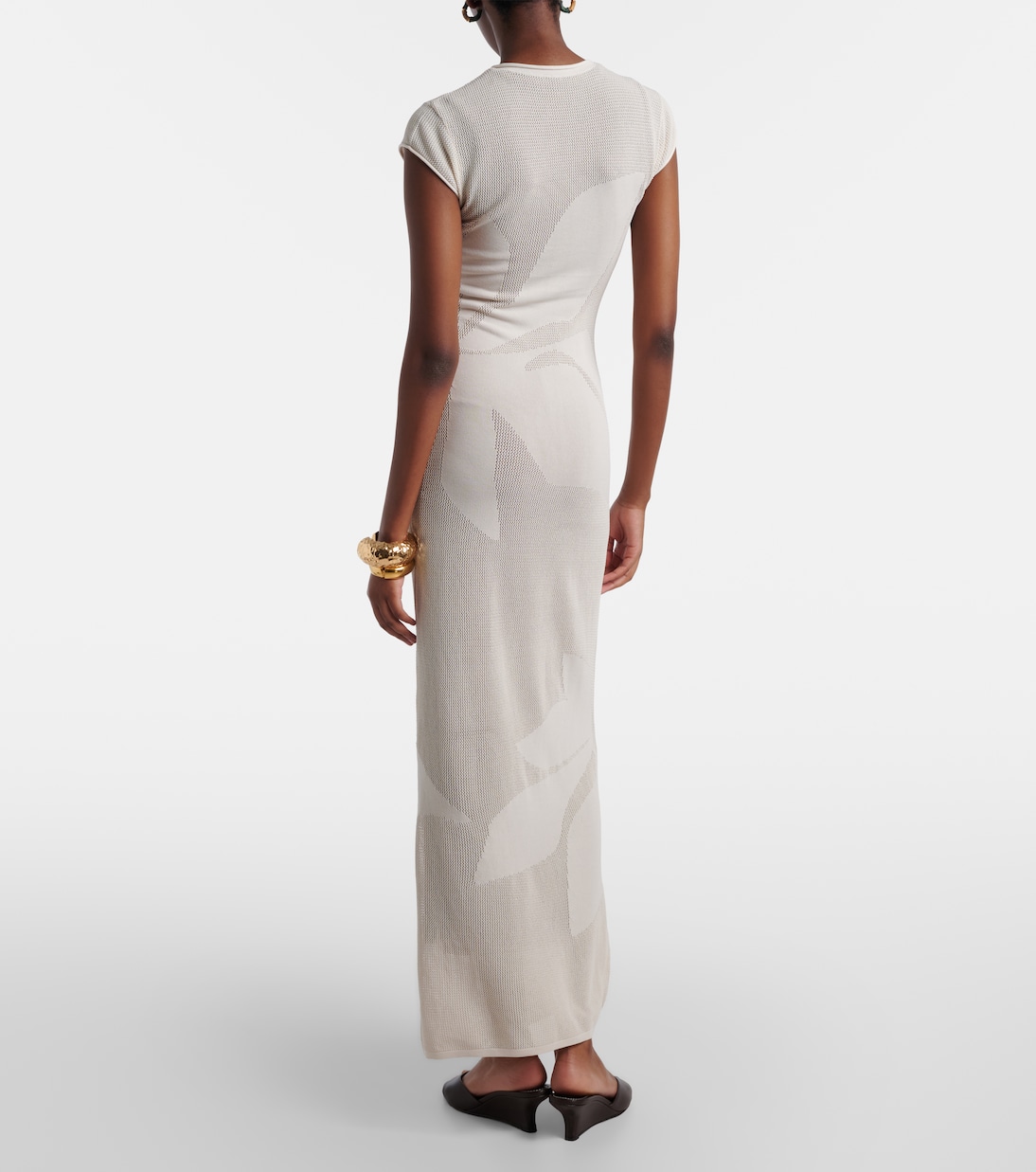 Solange knitted semi-sheer maxi dress | SIR