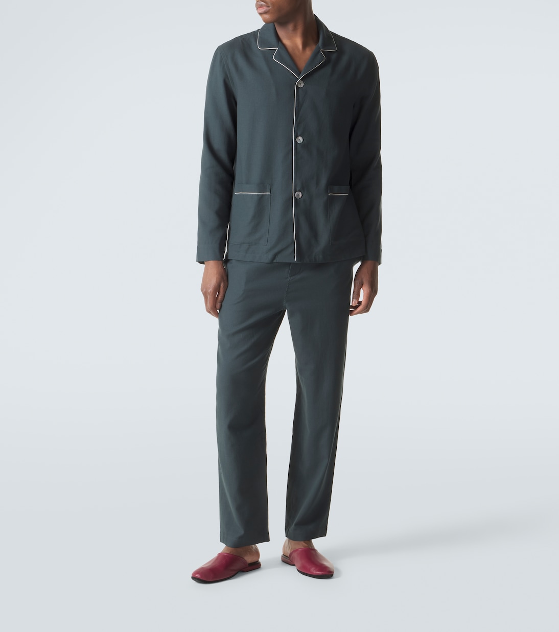 Leather slippers | Charvet