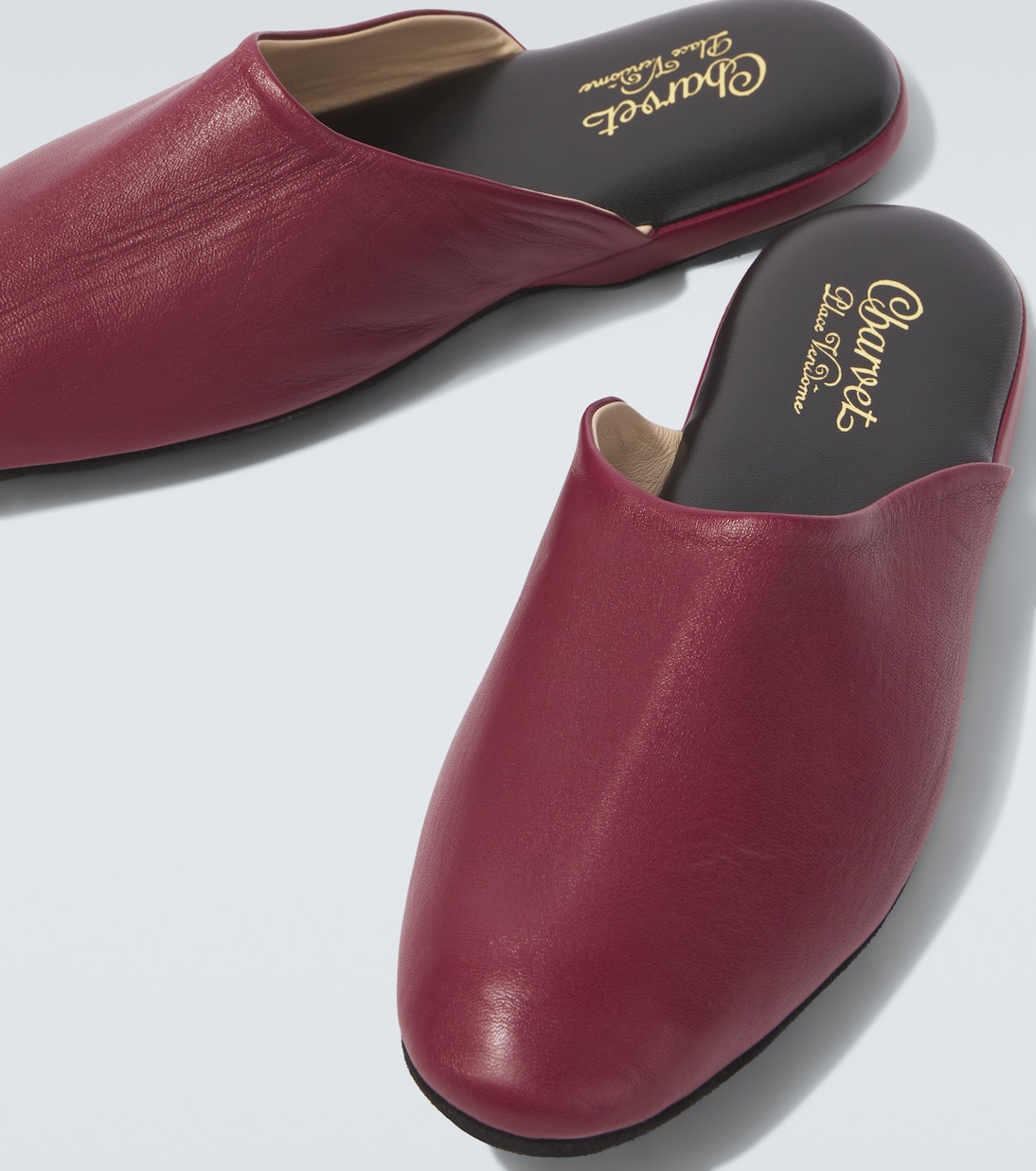 Leather slippers | Charvet