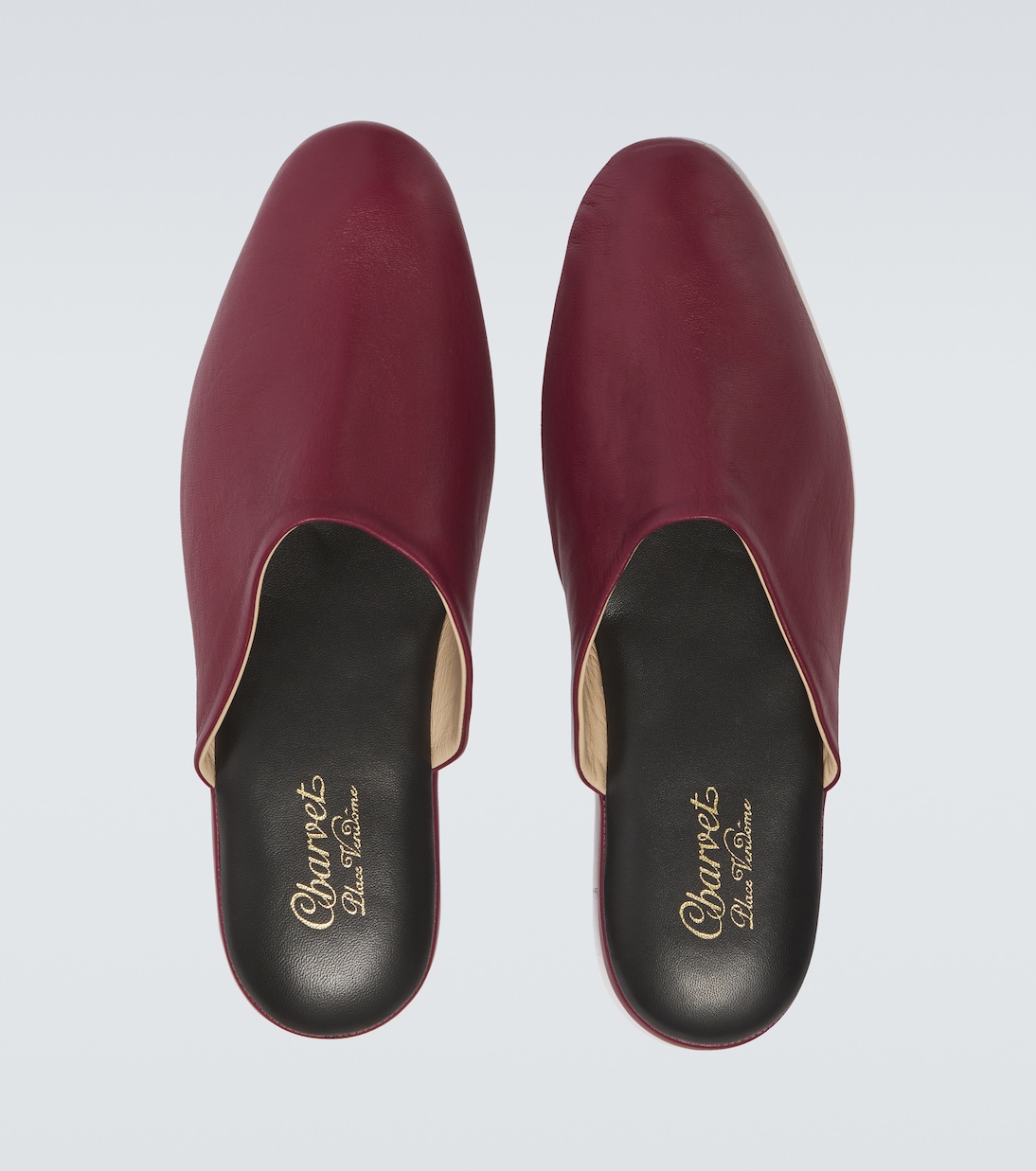 Leather slippers | Charvet