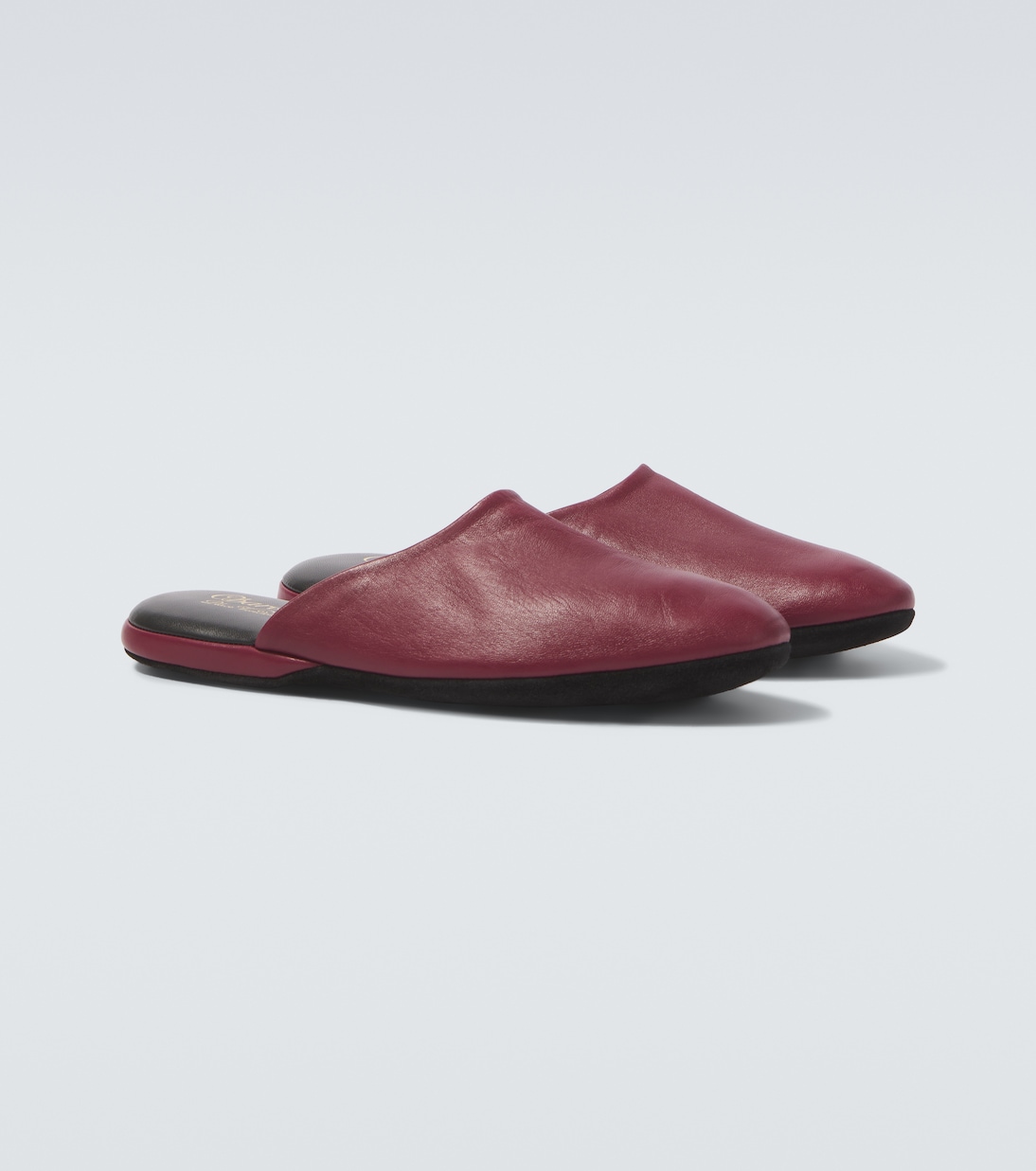 Leather slippers | Charvet
