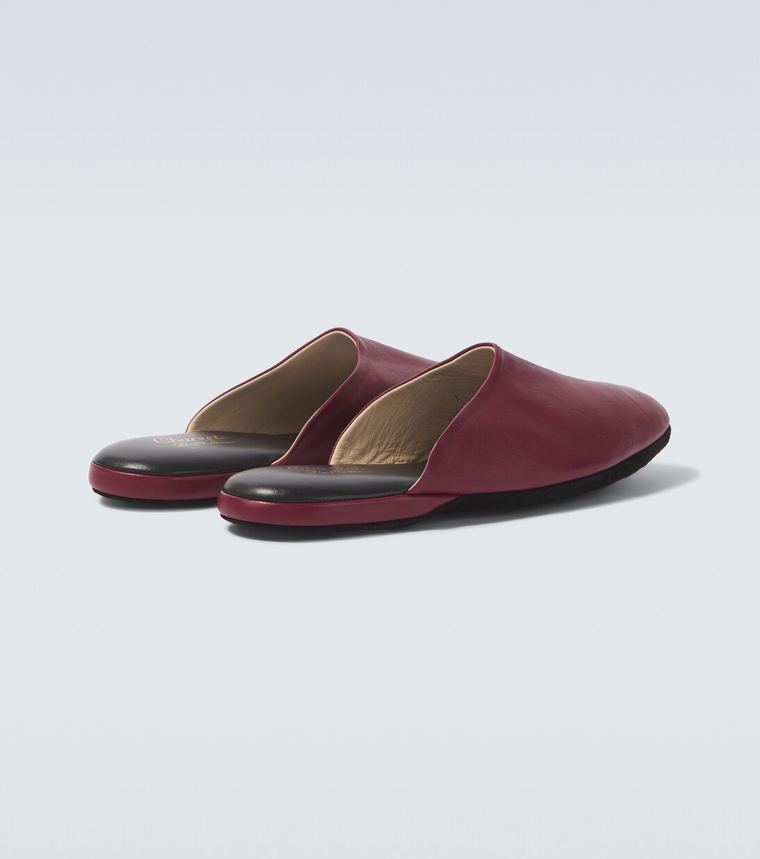 Leather slippers | Charvet