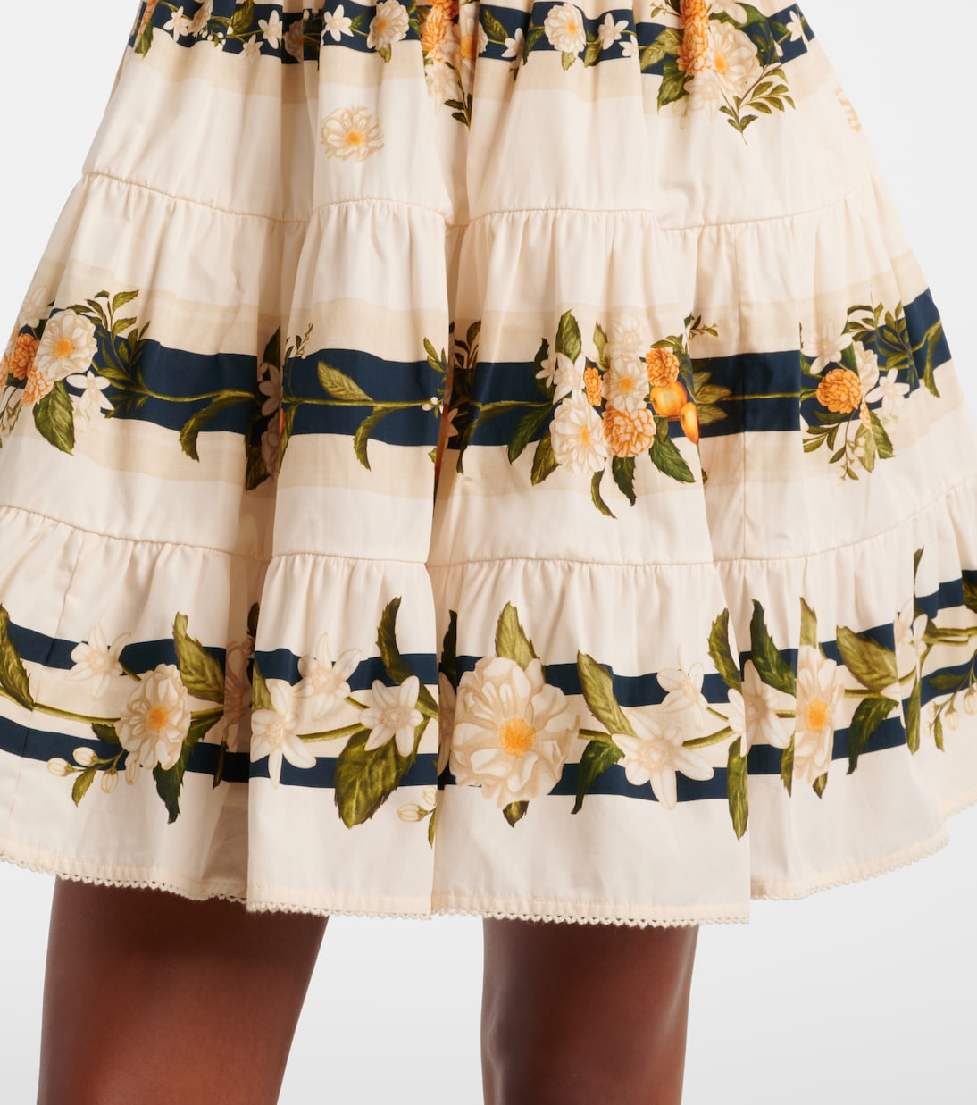 Lima floral cotton minidress | Agua by Agua Bendita