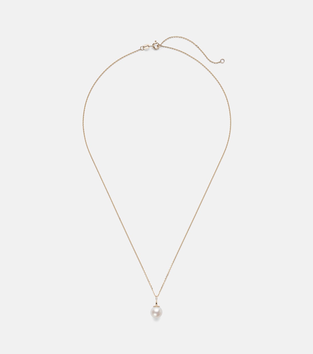Essential 18kt gold necklace with pearl | Stone and Strand