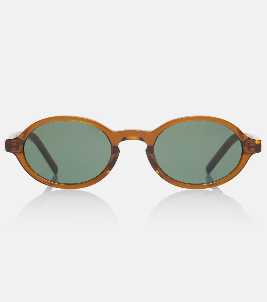 Monogram oval sunglasses | Saint Laurent