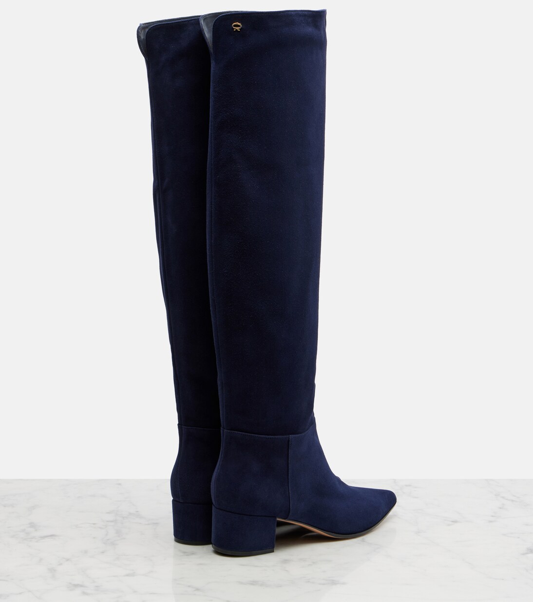 Suede knee-high boots | Gianvito Rossi