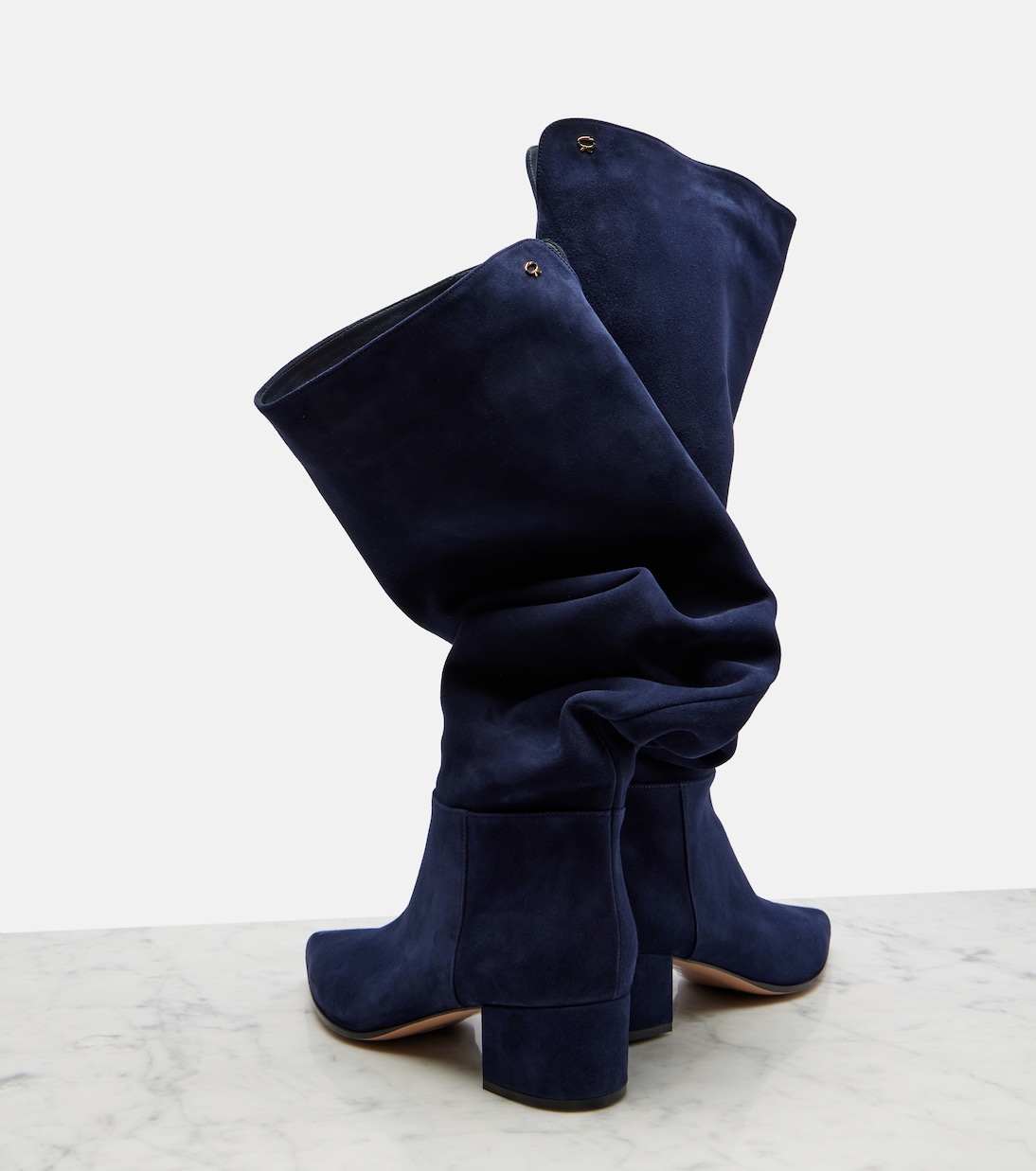 Suede knee-high boots | Gianvito Rossi