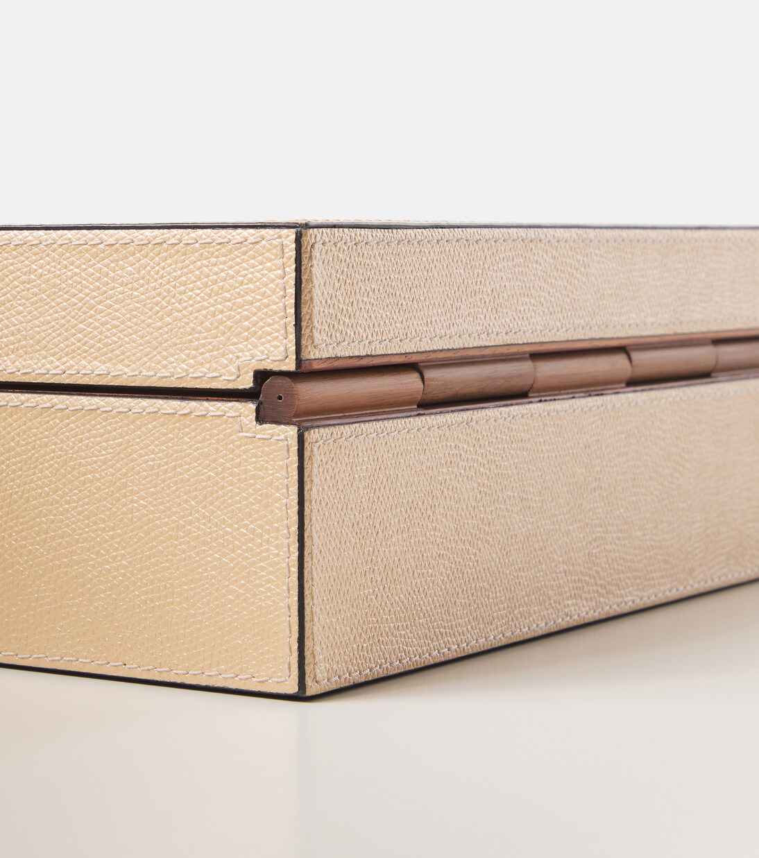 Frank wood and leather watch box | Giobagnara
