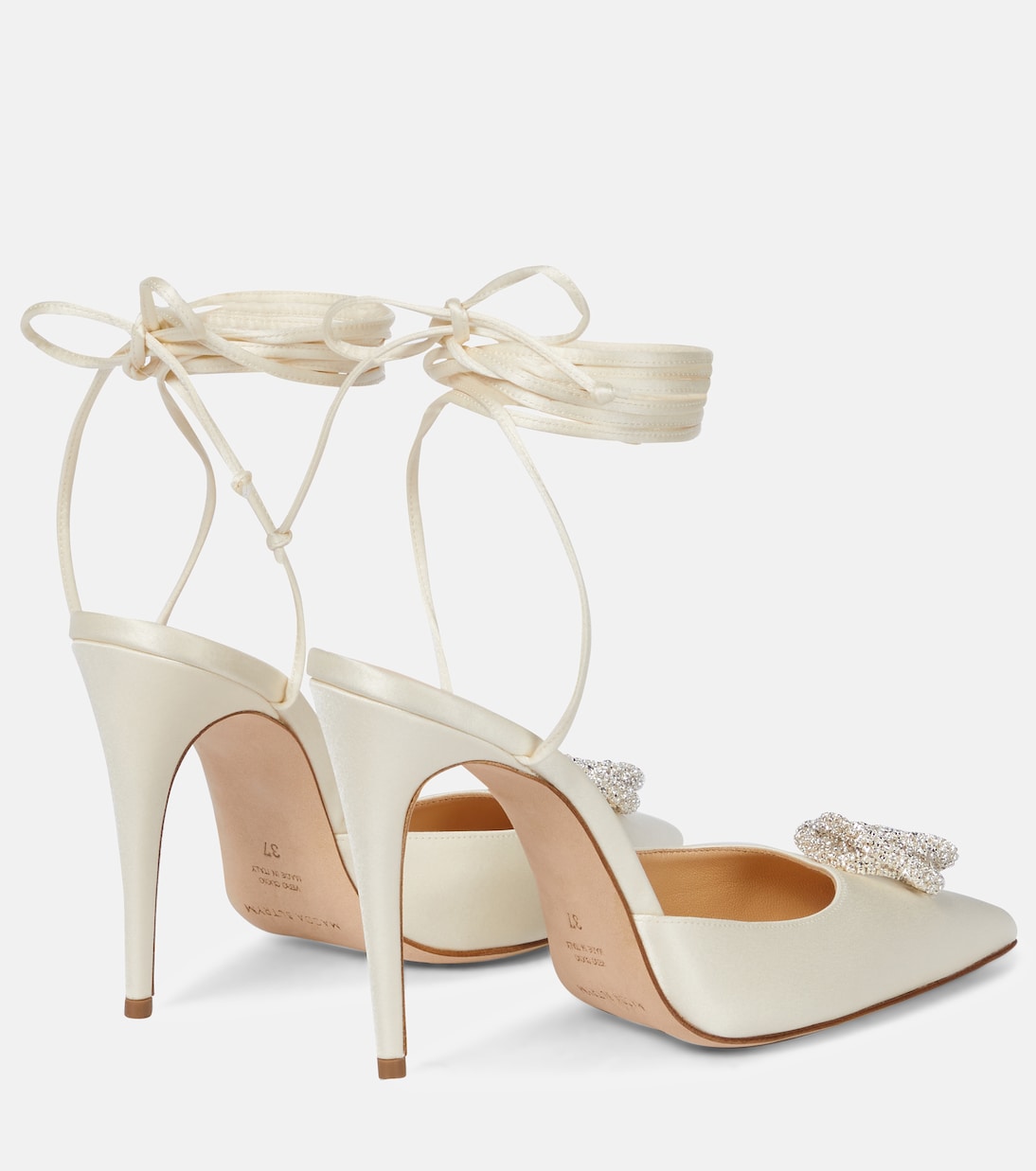 Verzierte Pumps aus Satin | Magda Butrym