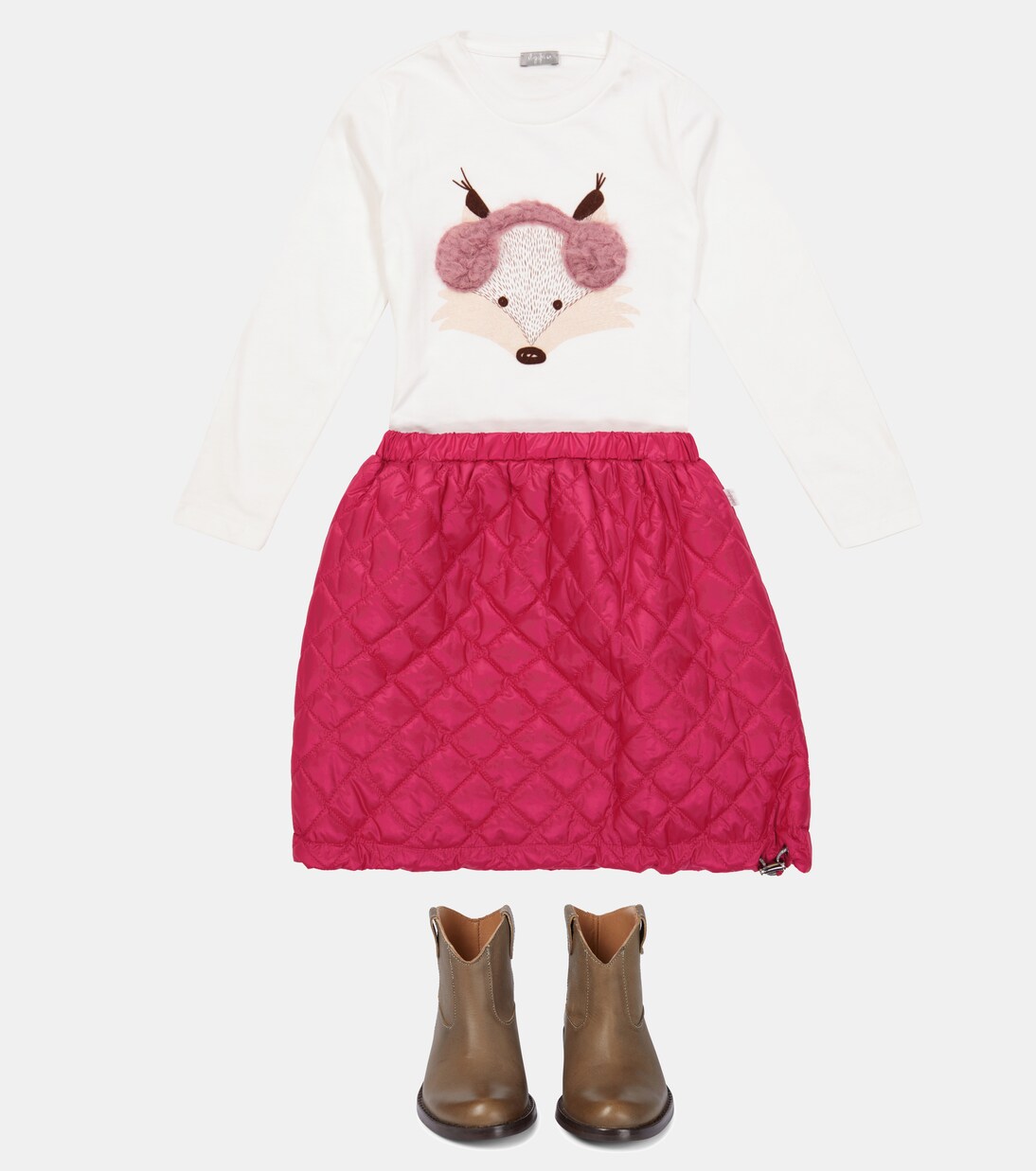 Quilted technical skirt | Il Gufo