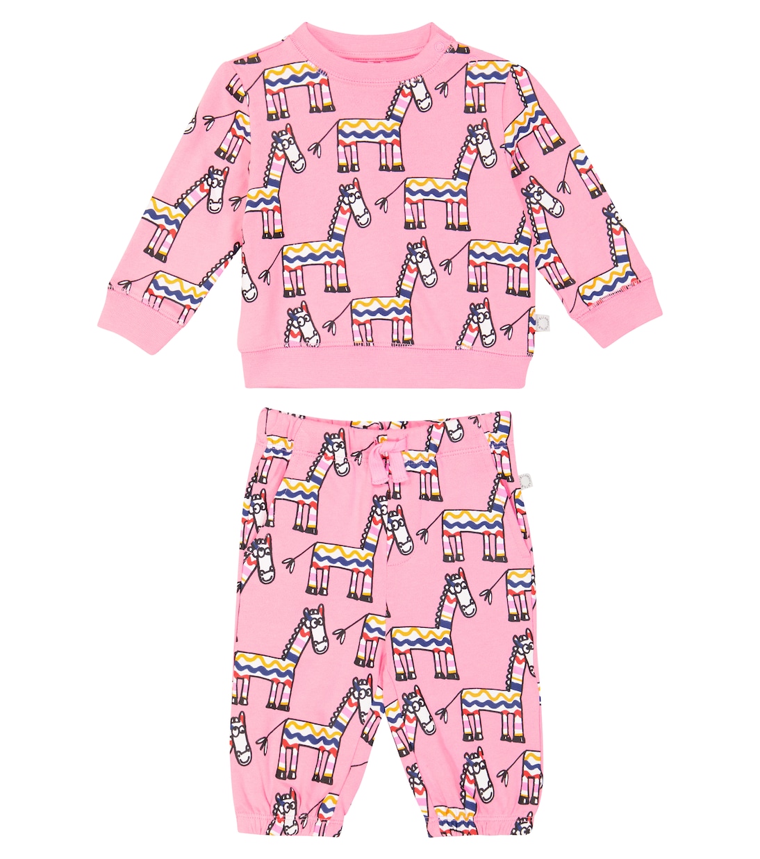 Printed two-piece cotton set | Stella McCartney Kids