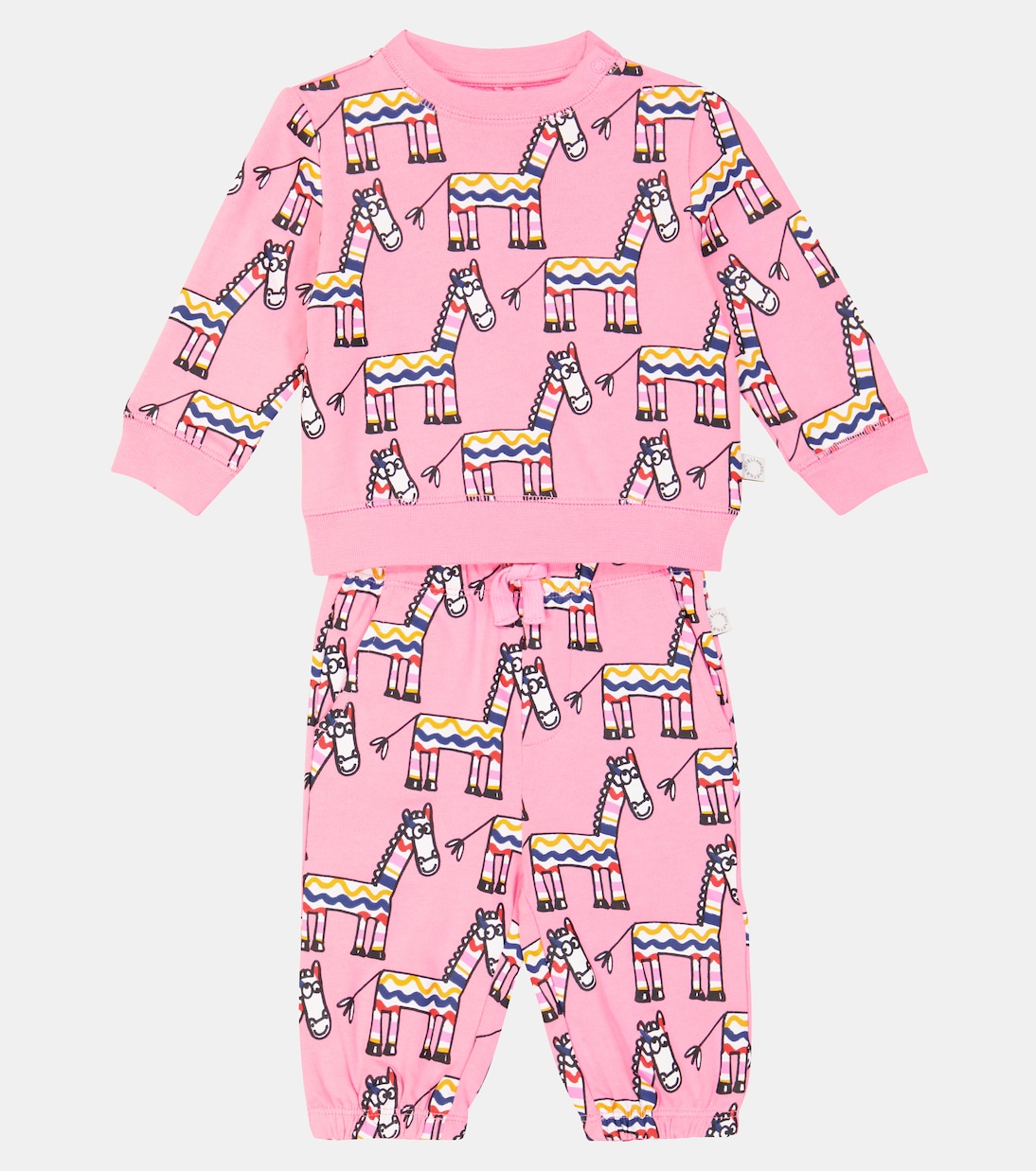 Printed two-piece cotton set | Stella McCartney Kids
