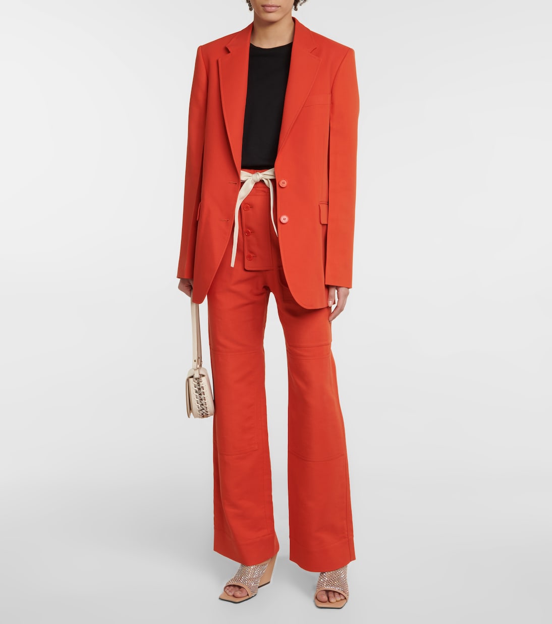 Einreihiger Blazer aus Twill | Stella McCartney