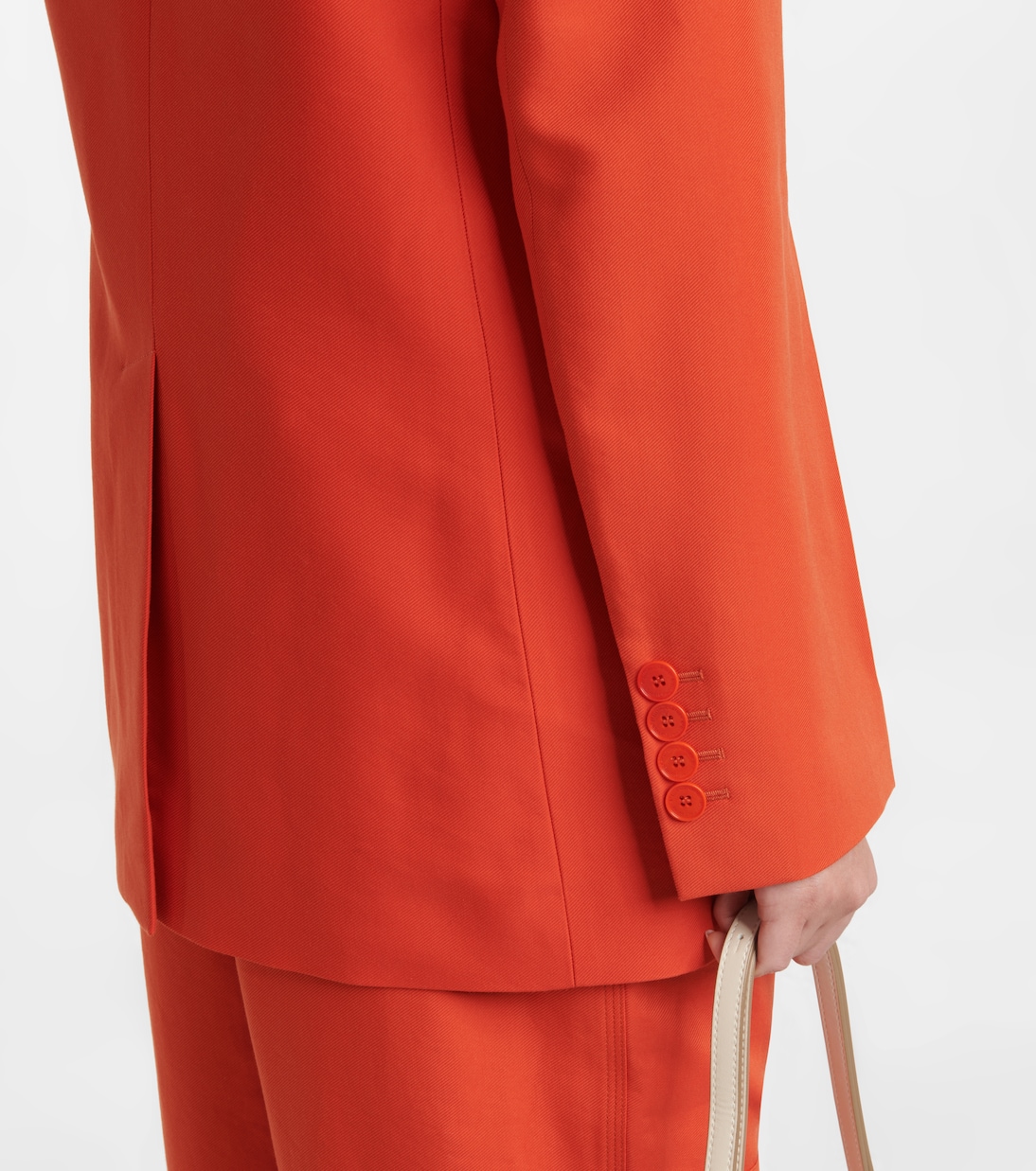 Einreihiger Blazer aus Twill | Stella McCartney