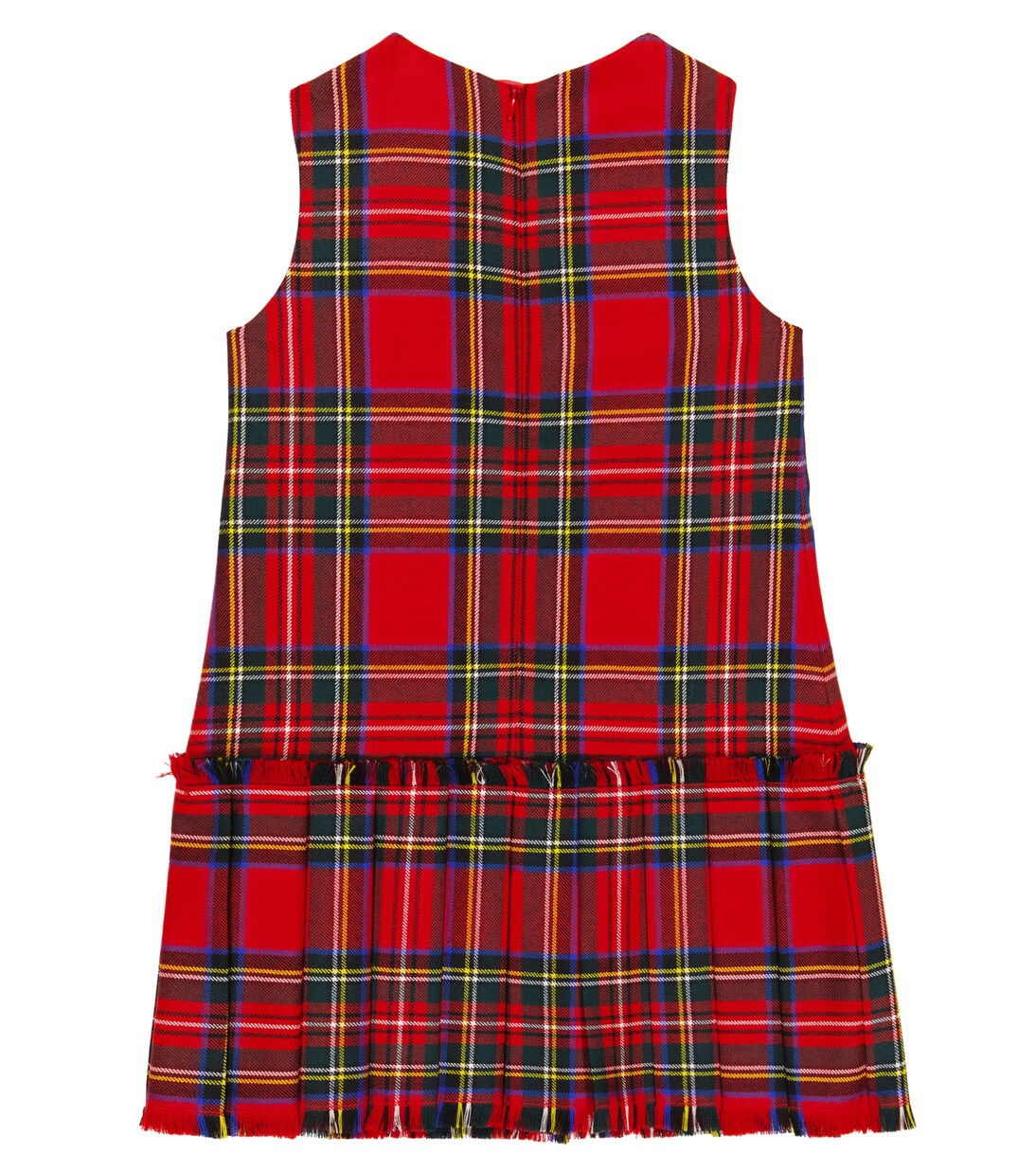 Checked wool dress | Dolce&Gabbana Kids