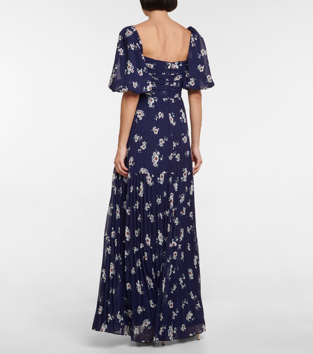 Robe longue à fleurs | Self-Portrait