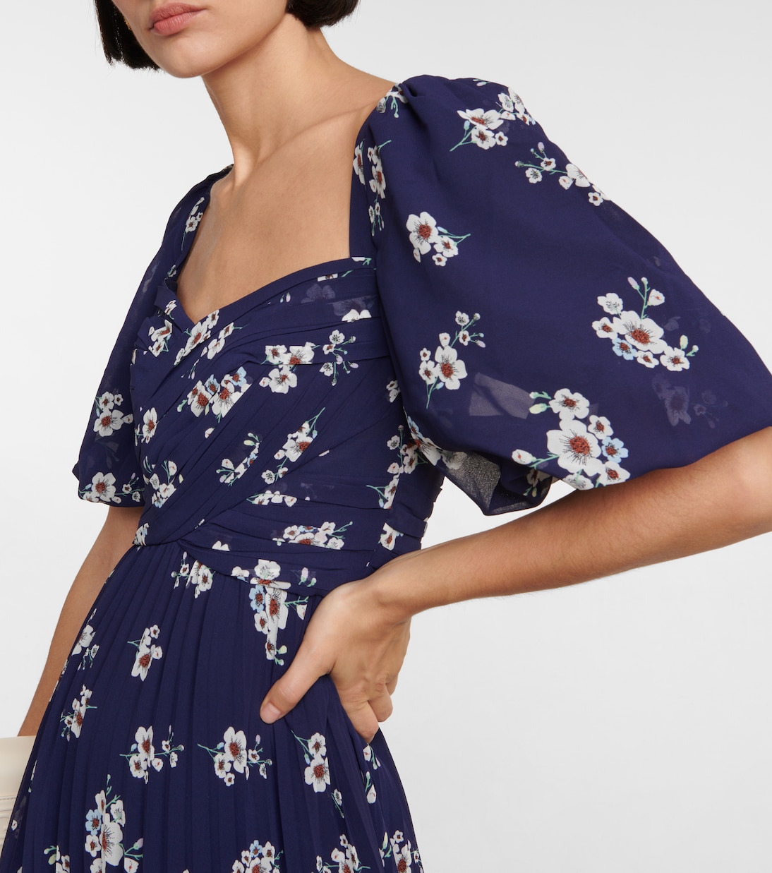 Robe longue à fleurs | Self-Portrait