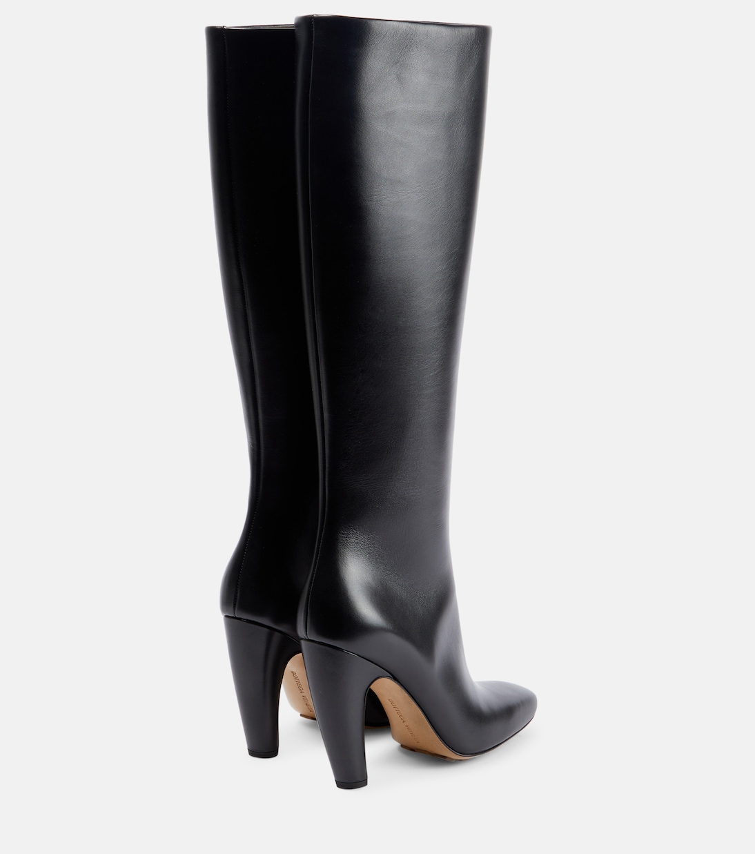 Leather knee-high boots | Bottega Veneta