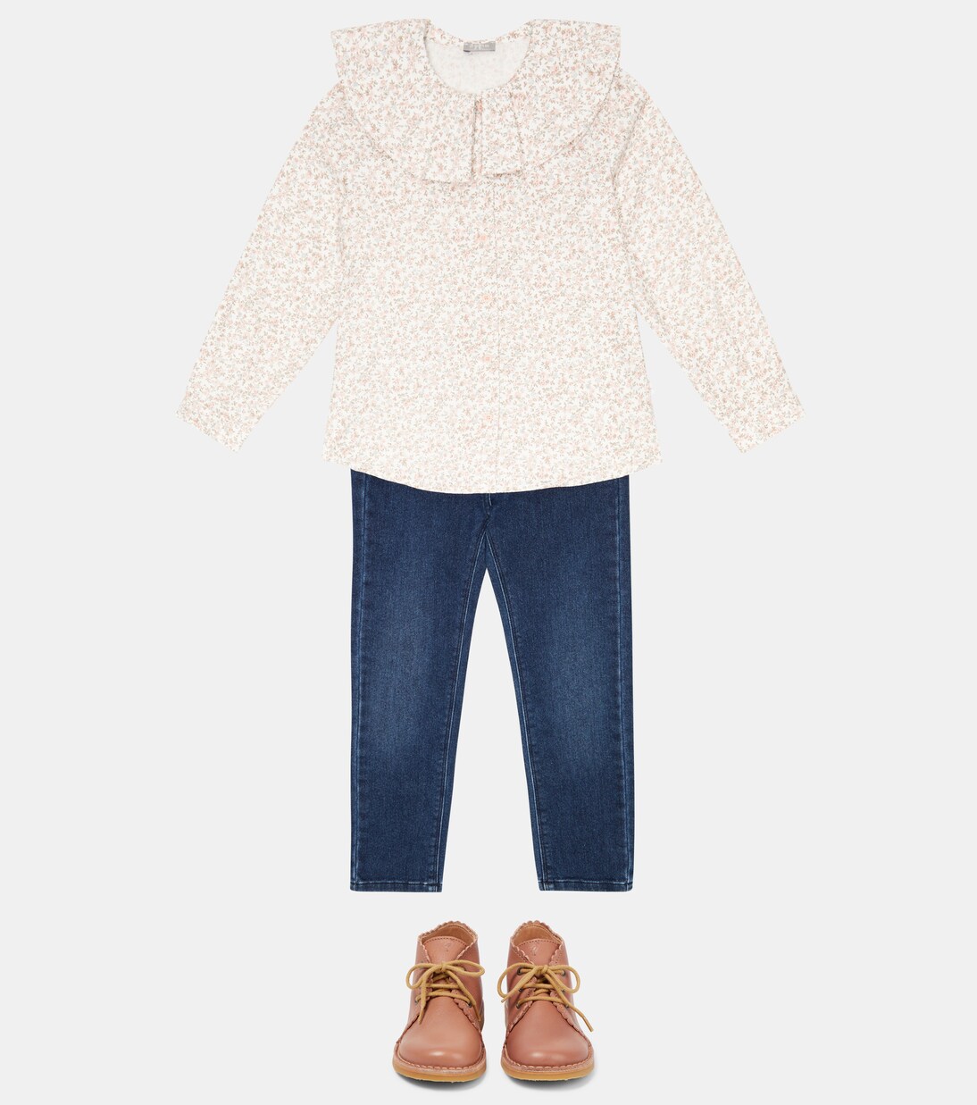Floral cotton blouse | Il Gufo