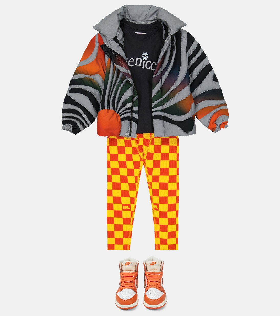 Printed cotton jersey T-shirt | ERL Kids