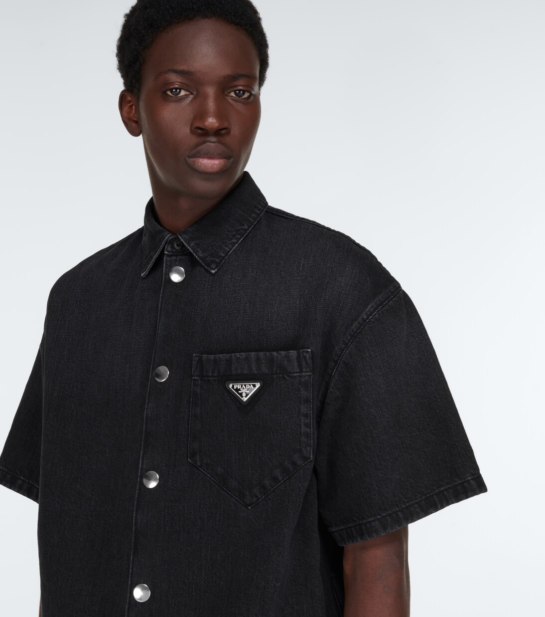 Hemd aus Denim | Prada