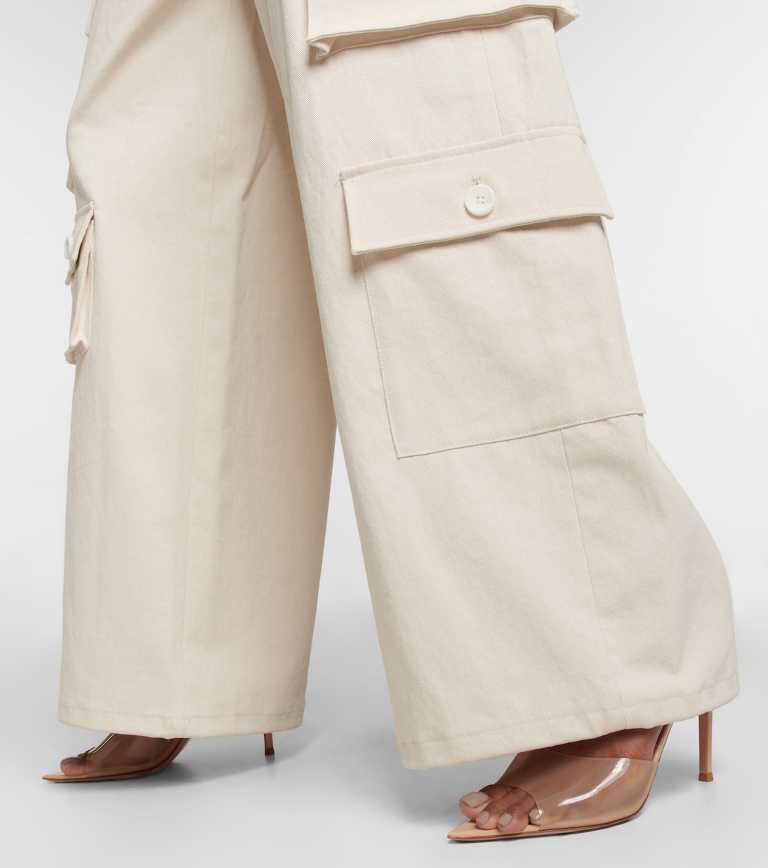 Elle 105 TPU and patent leather mules | Gianvito Rossi