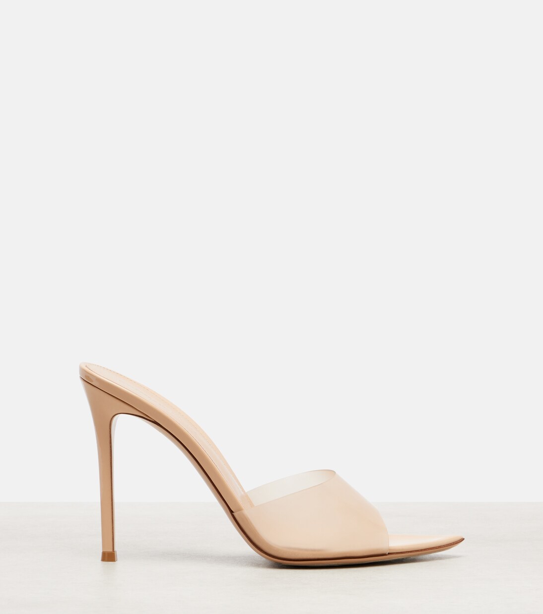 Elle 105 TPU and patent leather mules | Gianvito Rossi