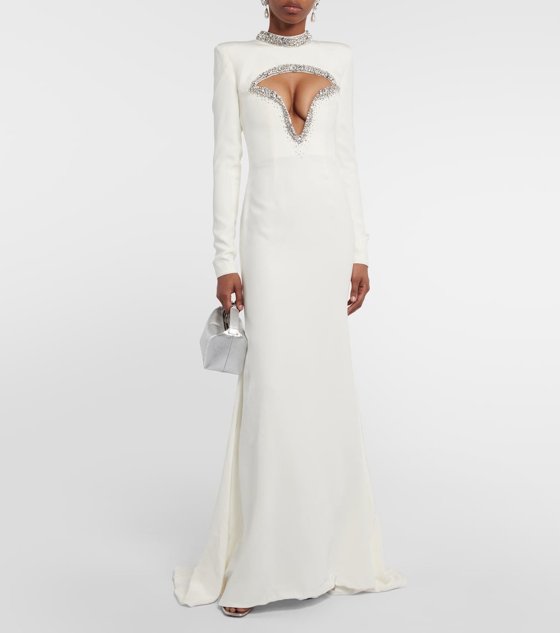 Verzierte Robe aus Seide | Miss Sohee