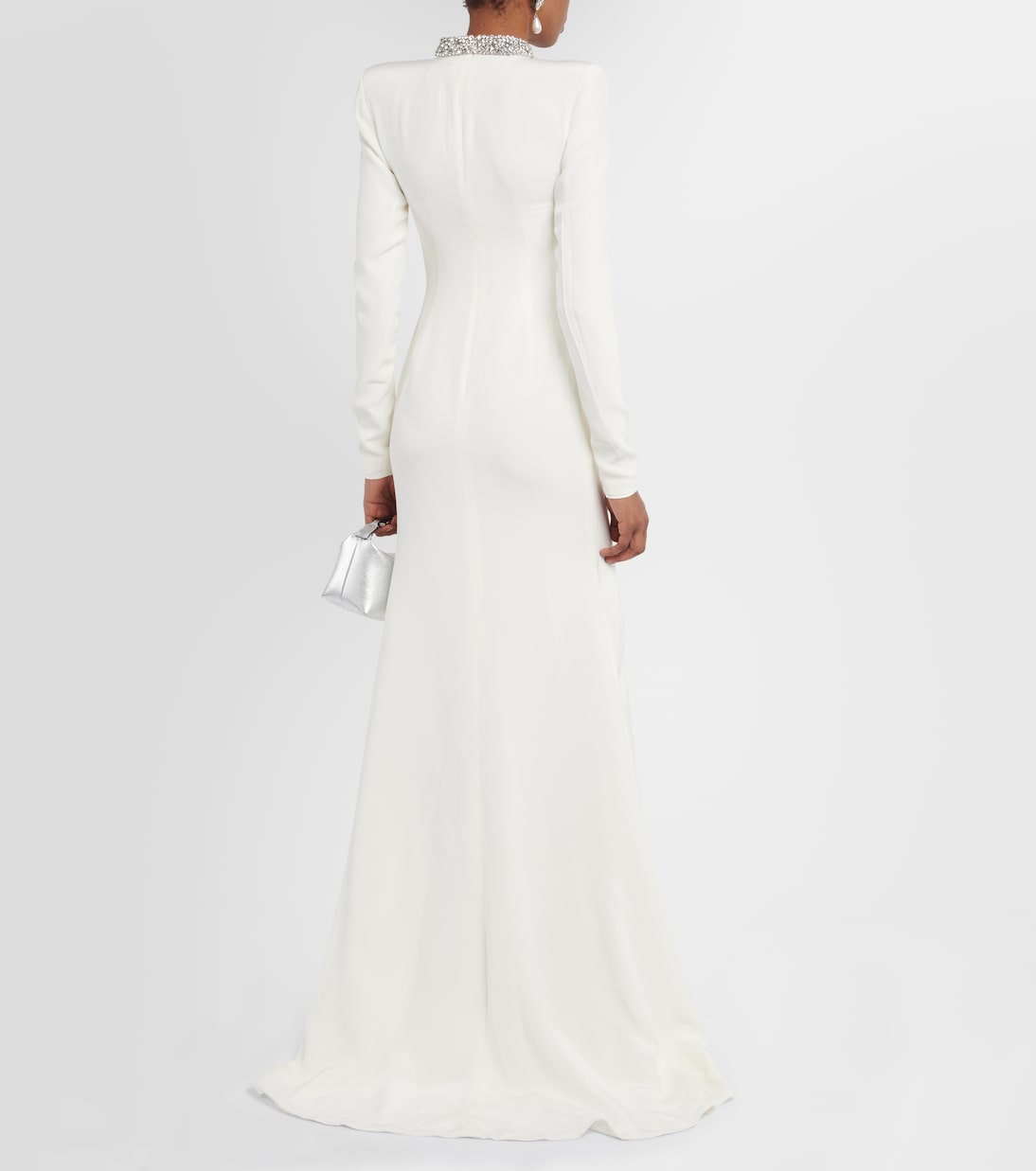 Verzierte Robe aus Seide | Miss Sohee