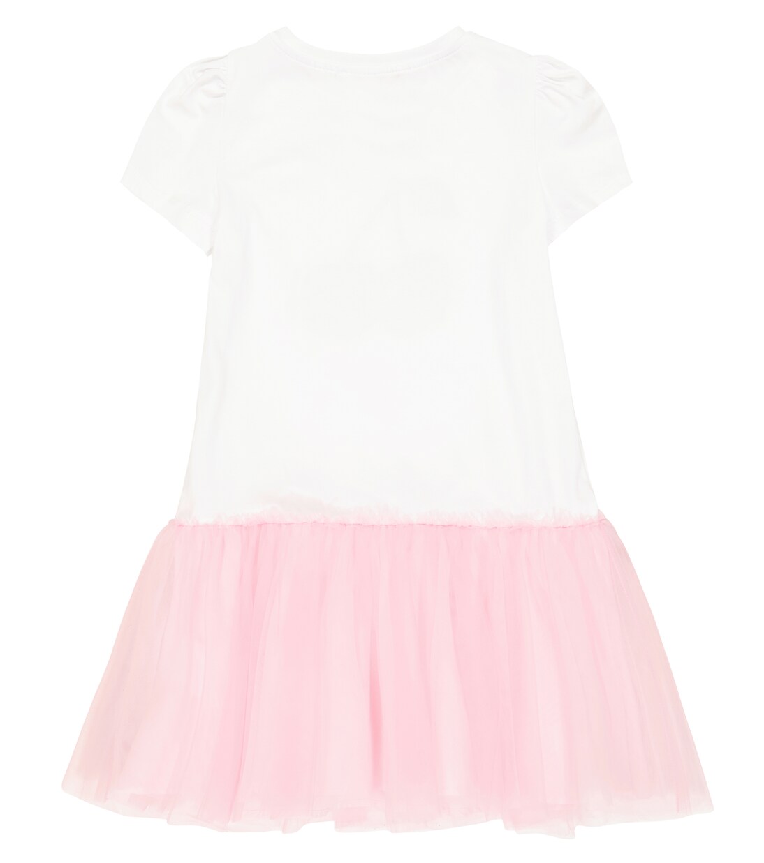 Embroidered cotton jersey dress | Monnalisa