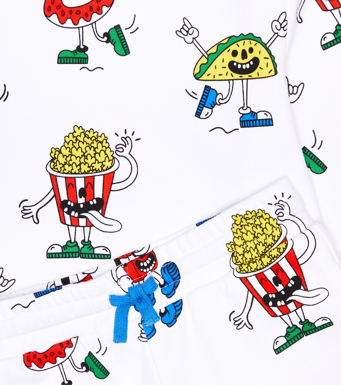 Printed sweatshirt and shorts set | Stella McCartney Kids