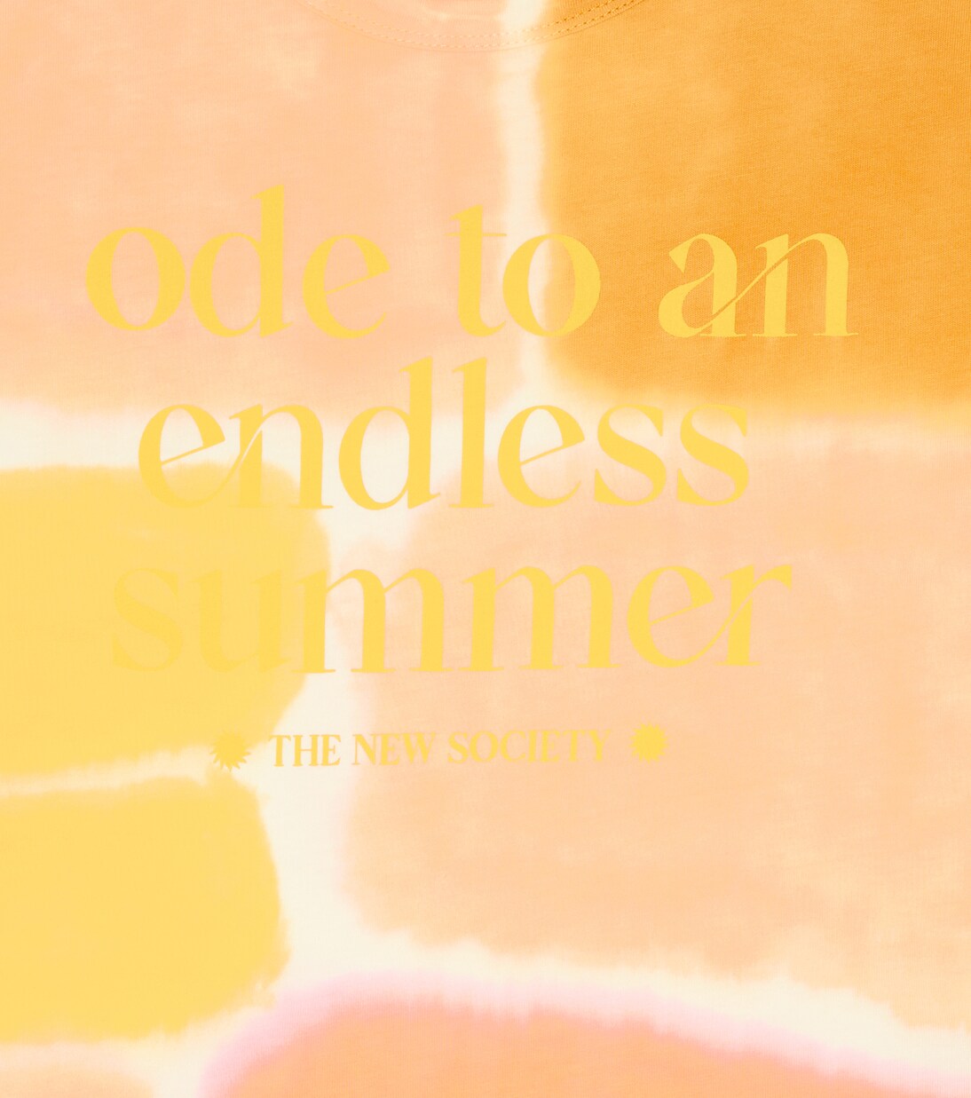 Nydia printed cotton T-shirt | The New Society