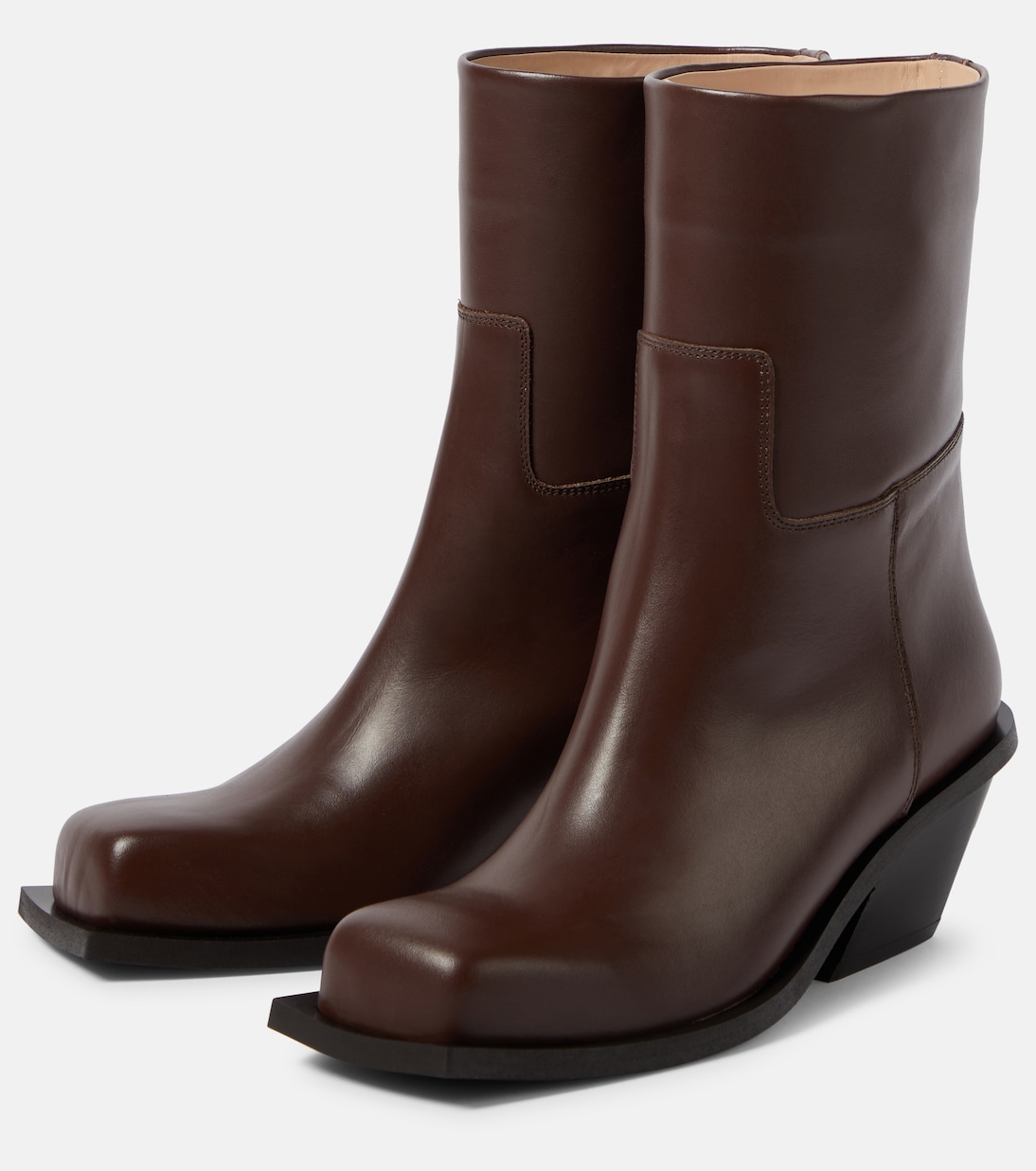 Ankle Boots Blondine aus Leder | Gia Borghini