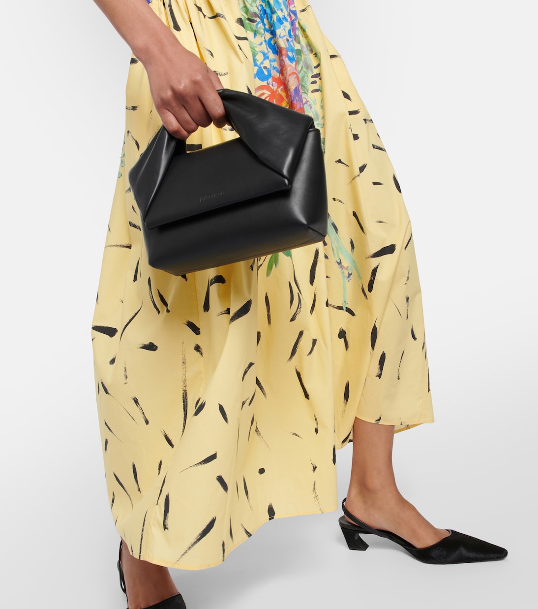 Robe midi en coton à fleurs | Christopher Kane