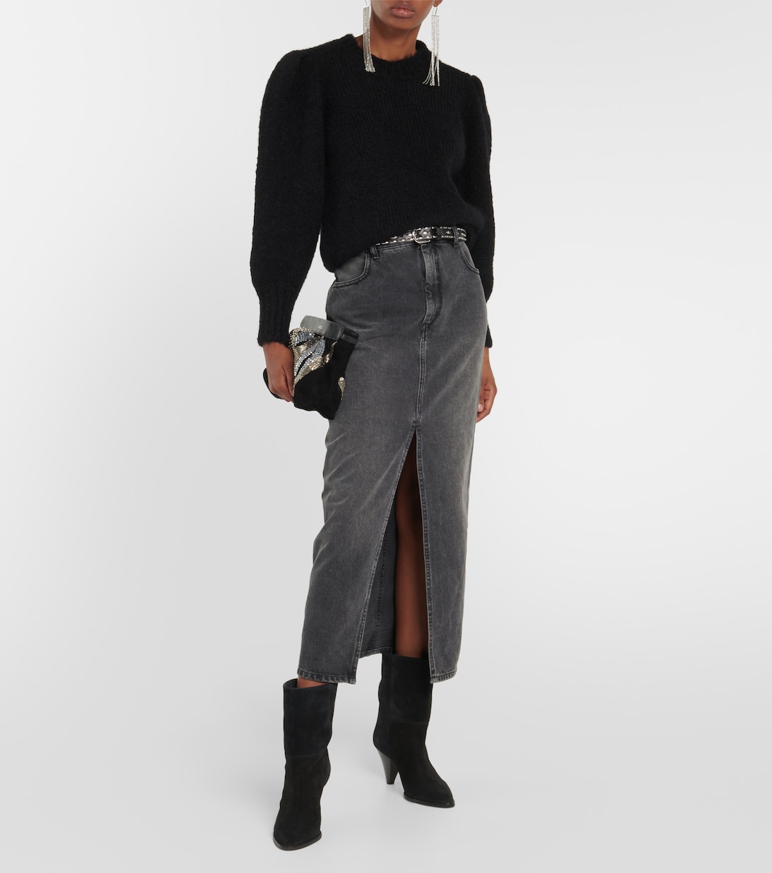 Ankle Boots Rouxa aus Veloursleder | Isabel Marant