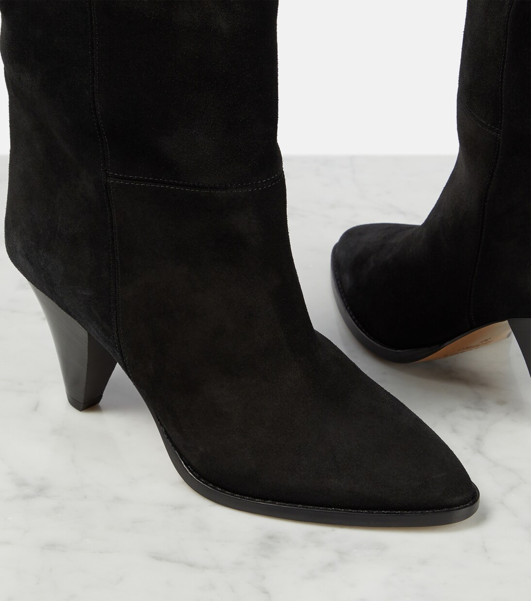 Ankle Boots Rouxa aus Veloursleder | Isabel Marant