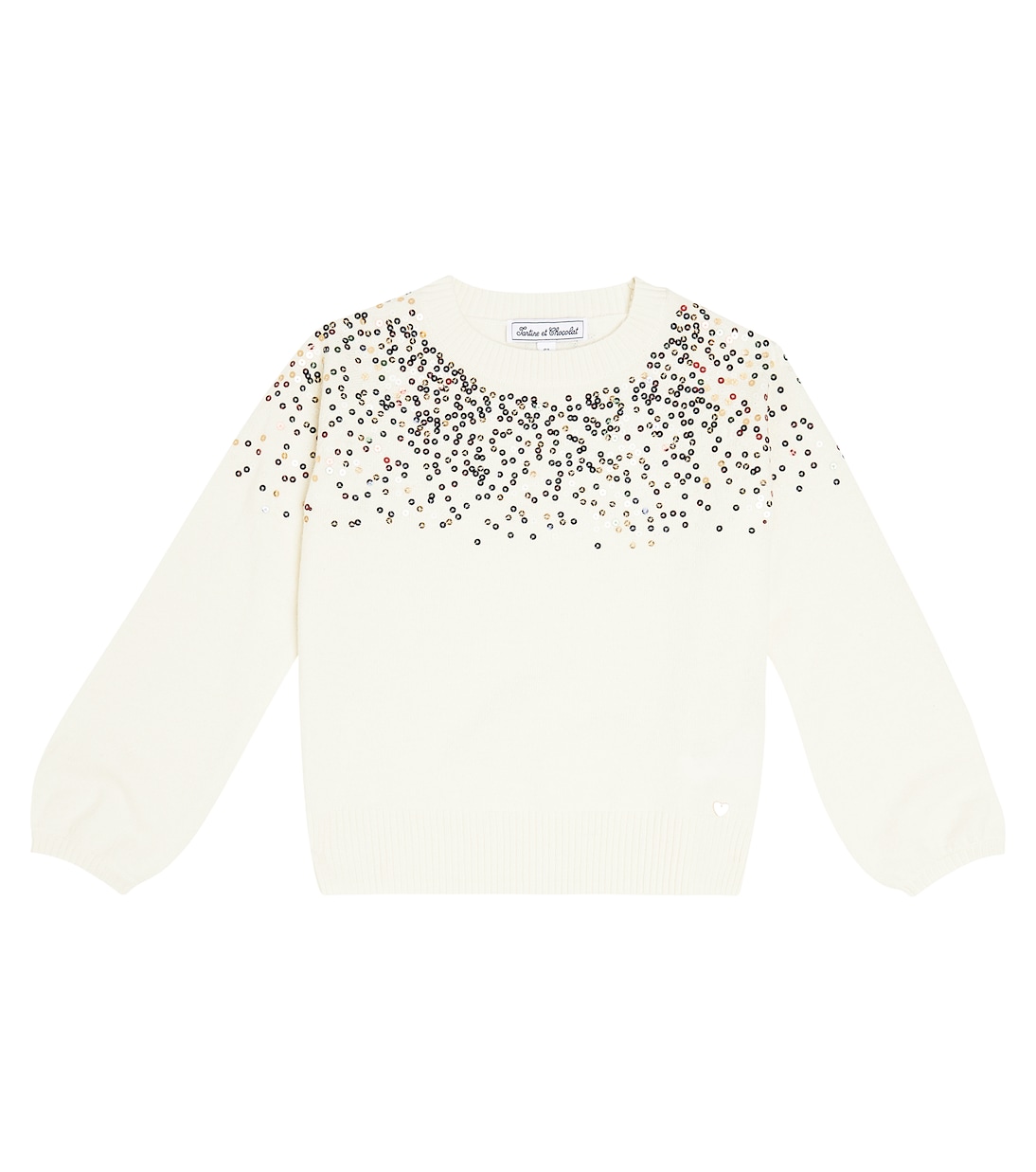 Embellished wool sweater  | Tartine et Chocolat
