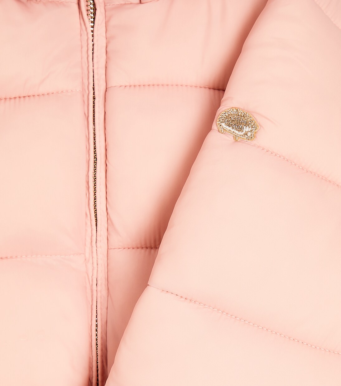 Faux fur-trimmed padded jacket | Tartine et Chocolat