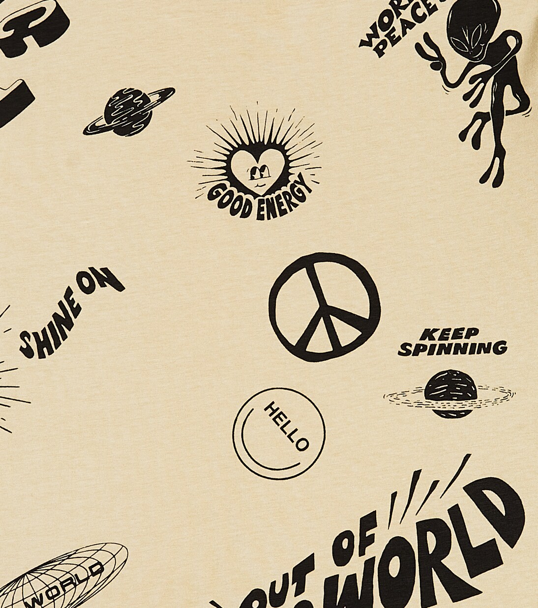 T-shirt Rodney imprimé en coton | Molo