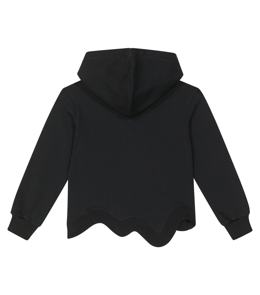 Printed cotton jersey hoodie | Moschino Kids