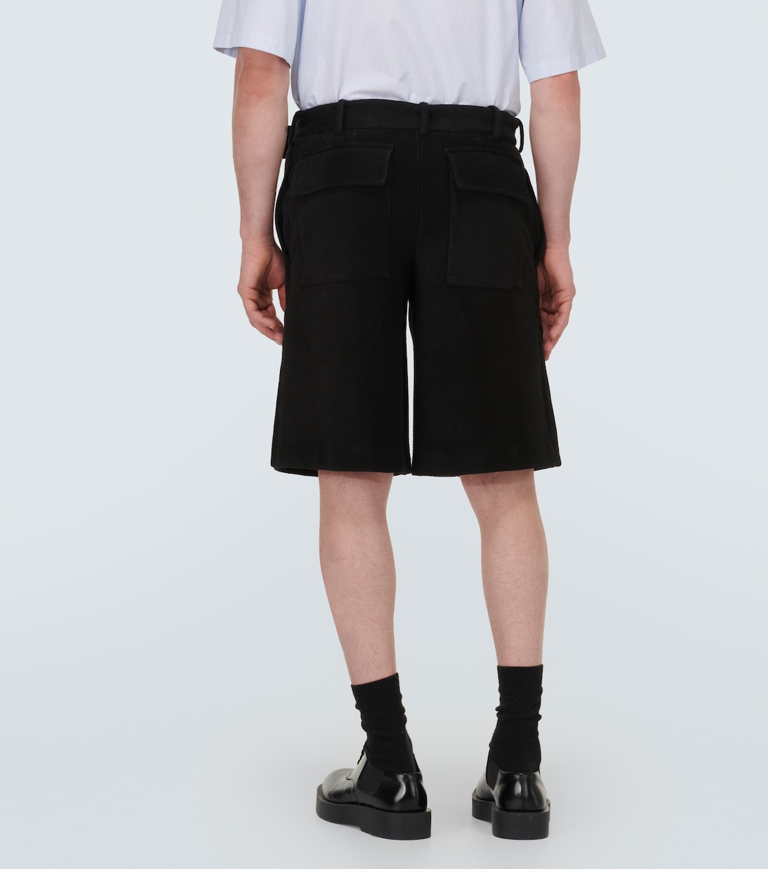 Low-Rise Shorts Crochet aus einem Baumwollgemisch | Jil Sander