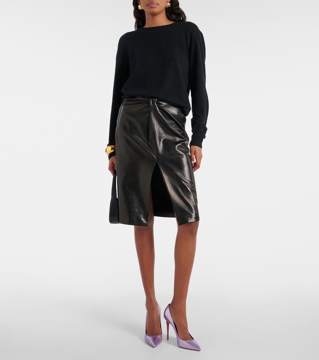 Pumps Kate 100 aus Metallic-Leder | Christian Louboutin