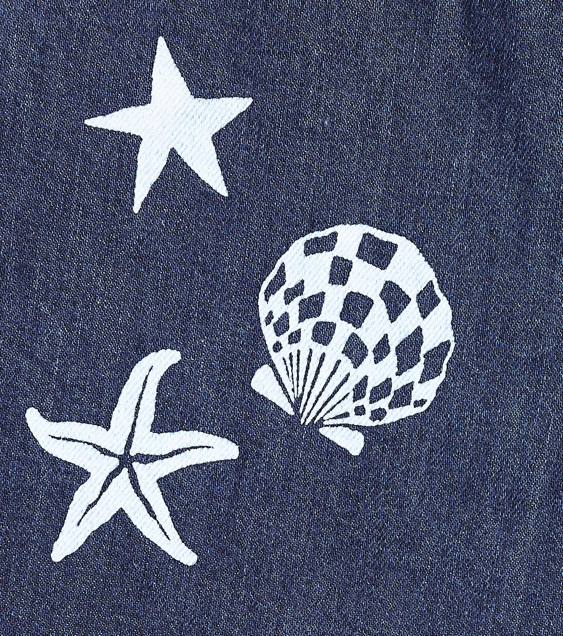 Lagoon embroidered denim shorts | The New Society