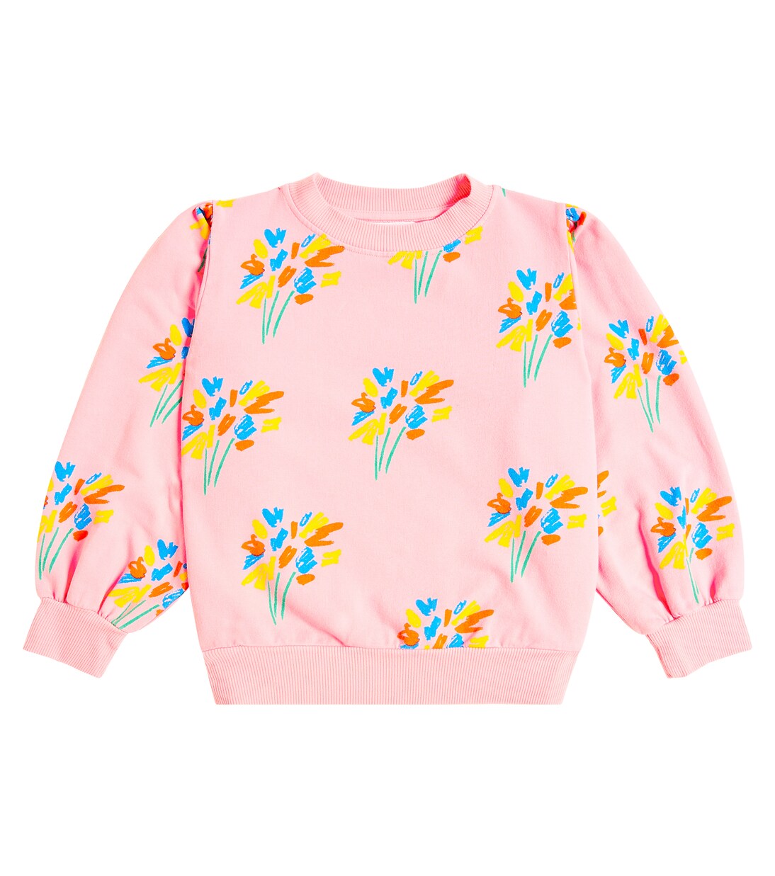 Fireworks cotton-blend jersey sweatshirt | Bobo Choses