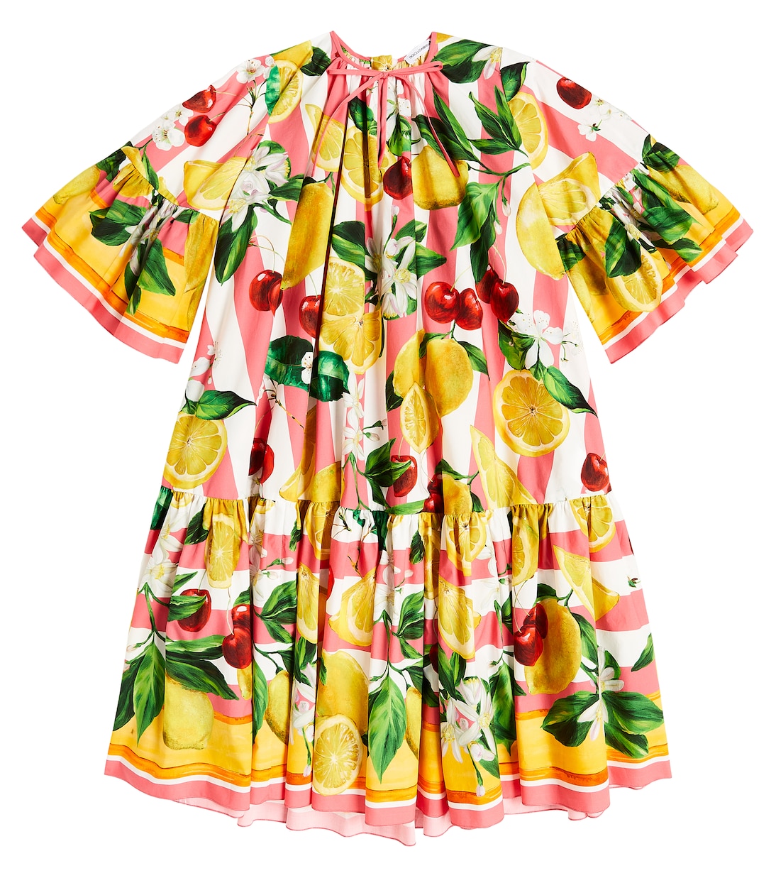Printed cotton dress | Dolce&Gabbana Kids